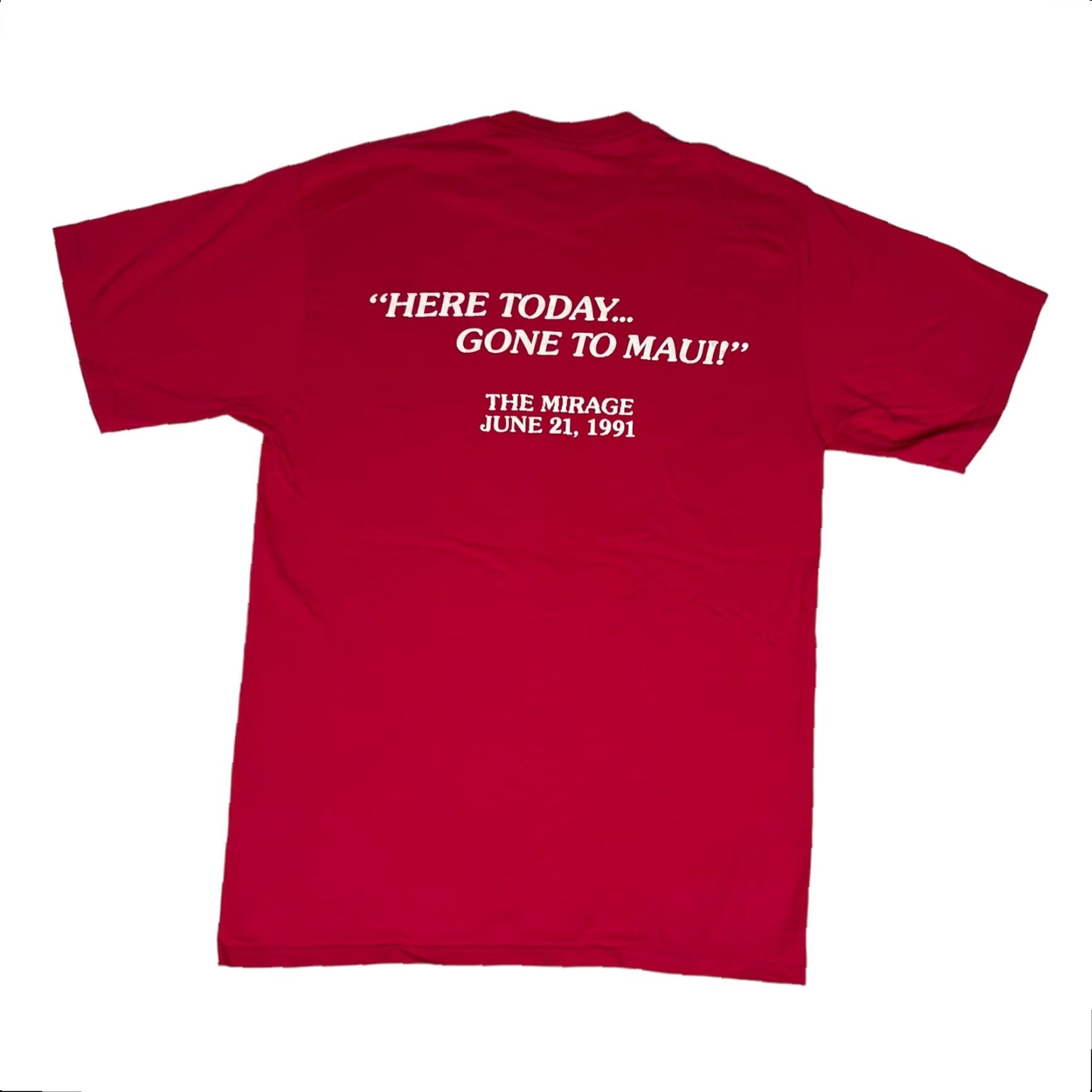 Jerzees VINTAGE Golden Nugget The Mirage Las Vegas T-Shirt XL 90s Made in USA Size US XL / EU 56 / 4 - 3 Thumbnail