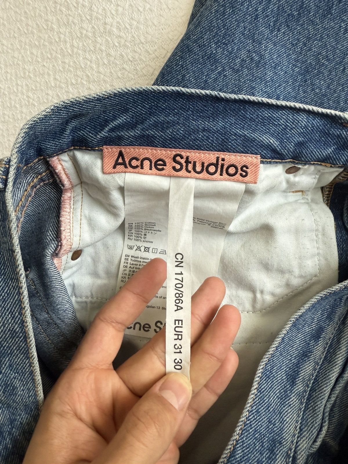 Acne Studios Acne Studios Denim Size US 31 - 6 Thumbnail