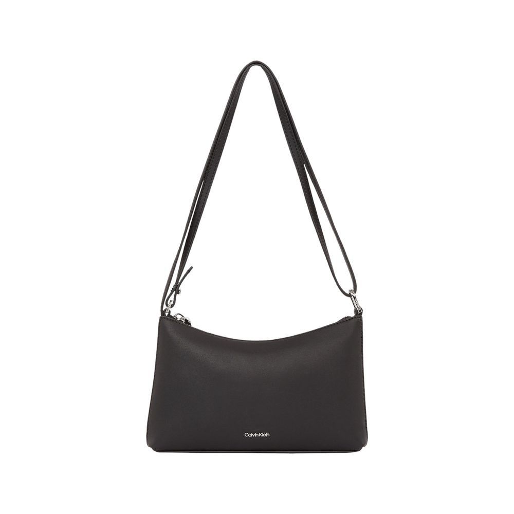Calvin Klein Black Recycled Polyester Women's Handbag Size ONE SIZE - 1 Thumbnail