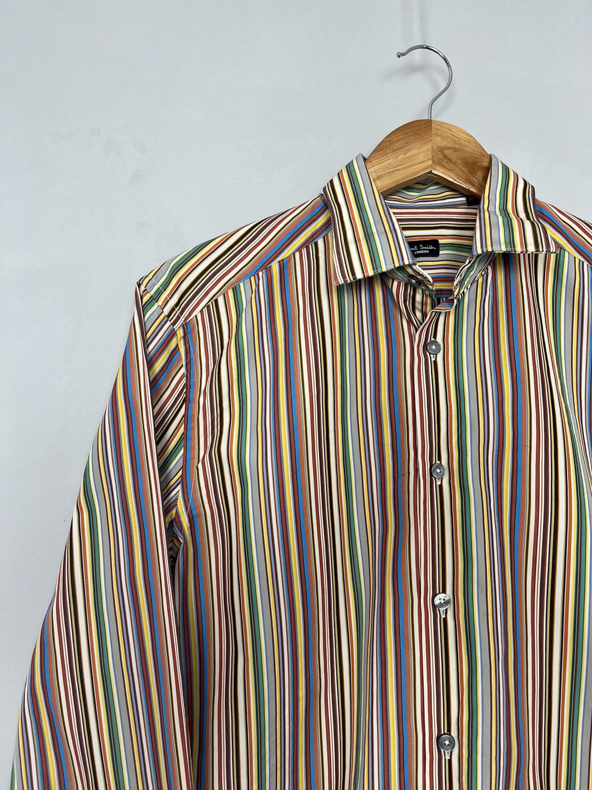 Paul Smith Paul Smith London Striped Cotton Shirt Made in Italy Size US L / EU 52-54 / 3 - 2 Thumbnail