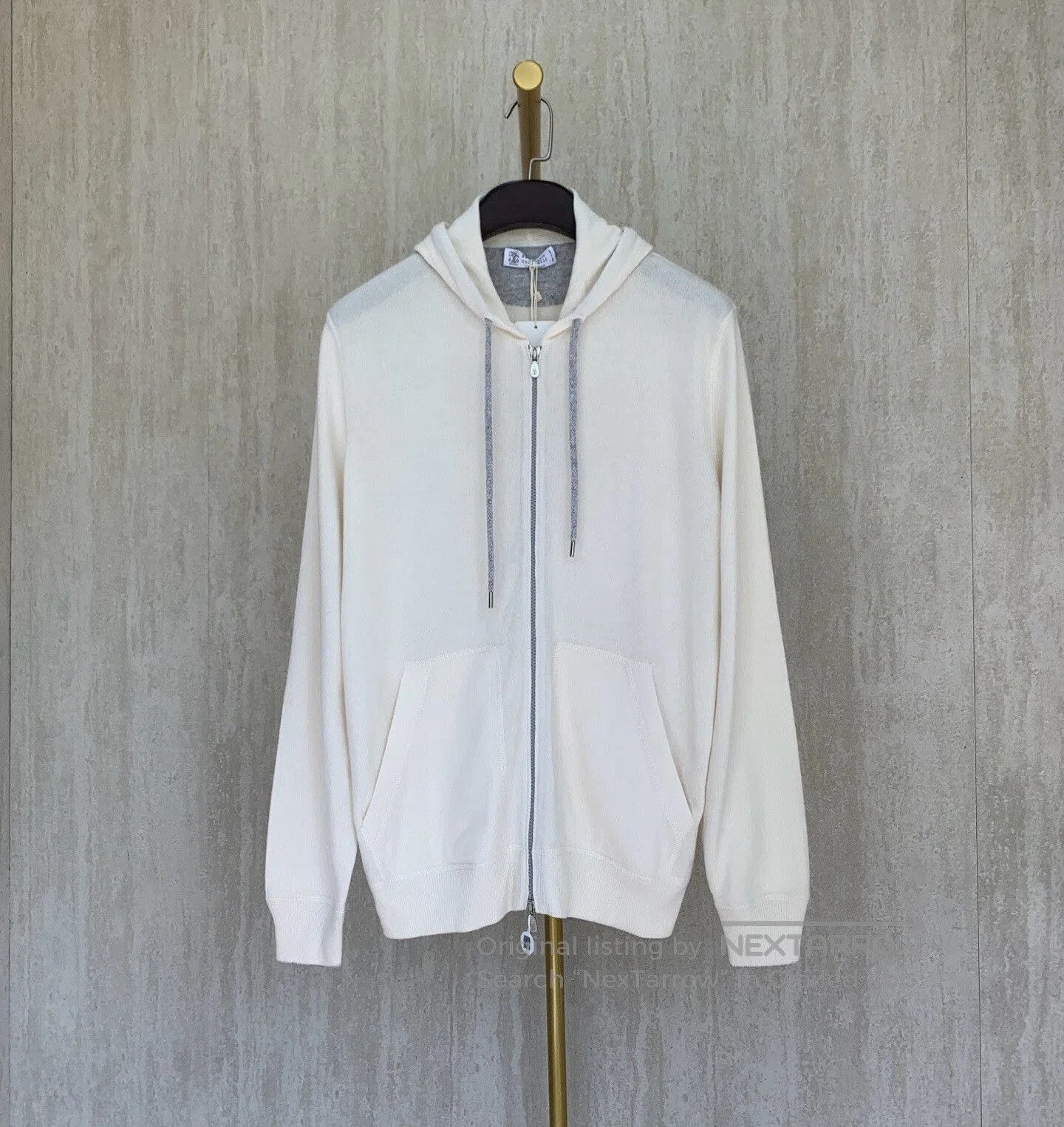 Brunello Cucinelli Brunello Cucinelli Hooded Cashmere Sweater. Size US M / EU 48-50 / 2 - 1 Thumbnail