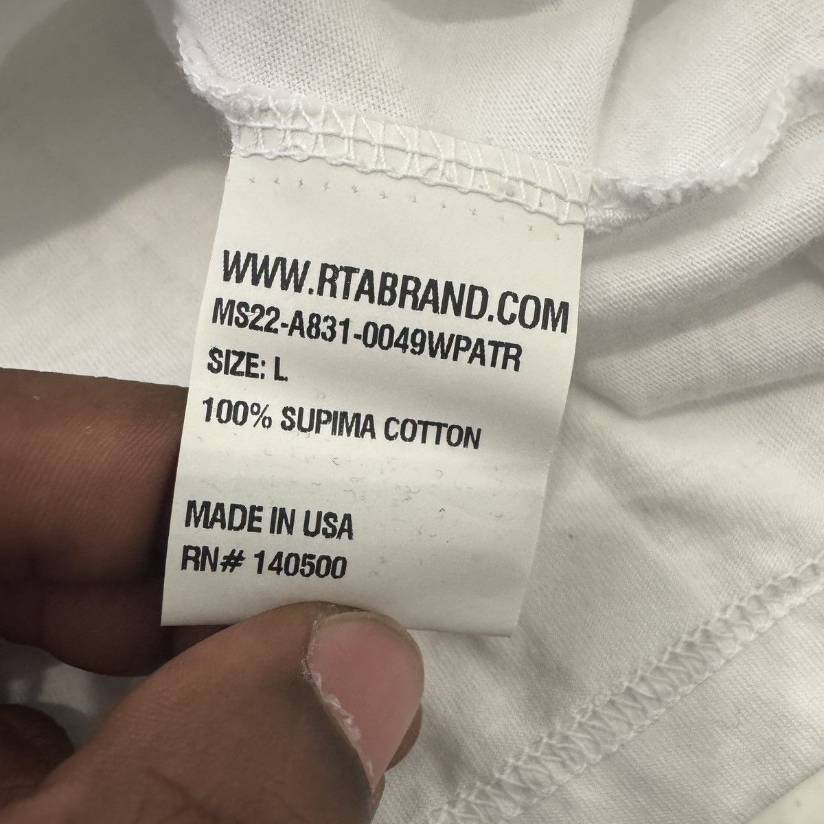 Rta Rta Lawrence T-Shirt Size L Size US L / EU 52-54 / 3 - 5 Thumbnail
