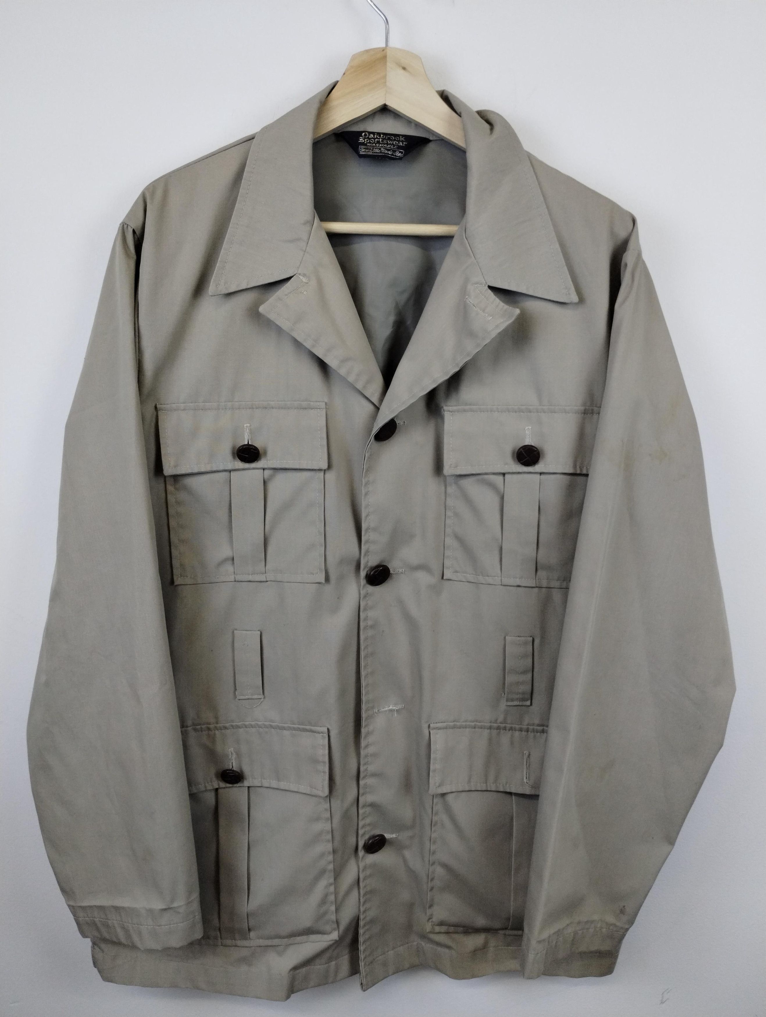 Vintage Vintage 80s Sears OakBrook SportsCoat (Missing Button) Size US M / EU 48-50 / 2 - 1 Thumbnail