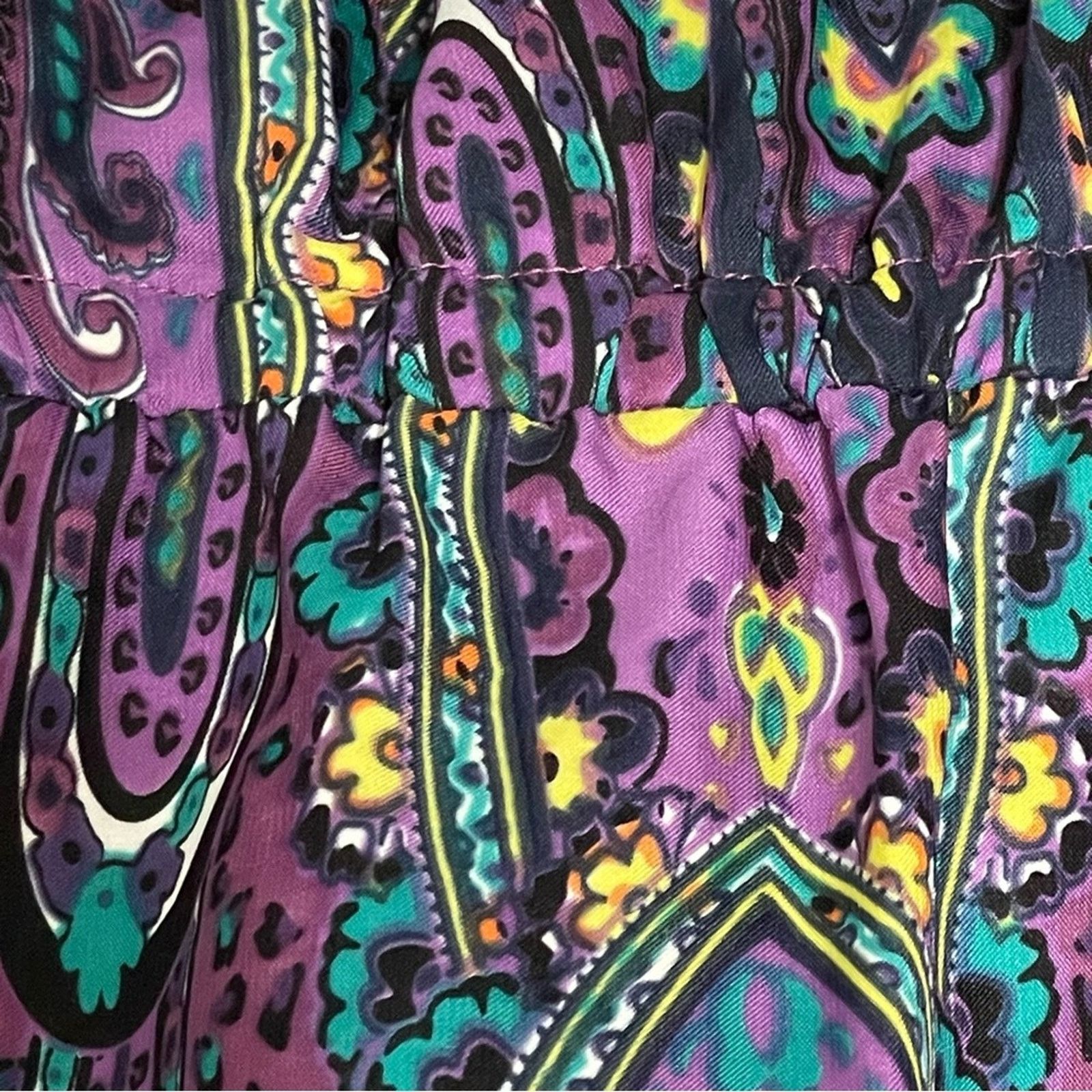 Other ECI Purple Floral and Abstract Maxi Dress Size 12 Size XL / US 12-14 / IT 48-50 - 12 Thumbnail