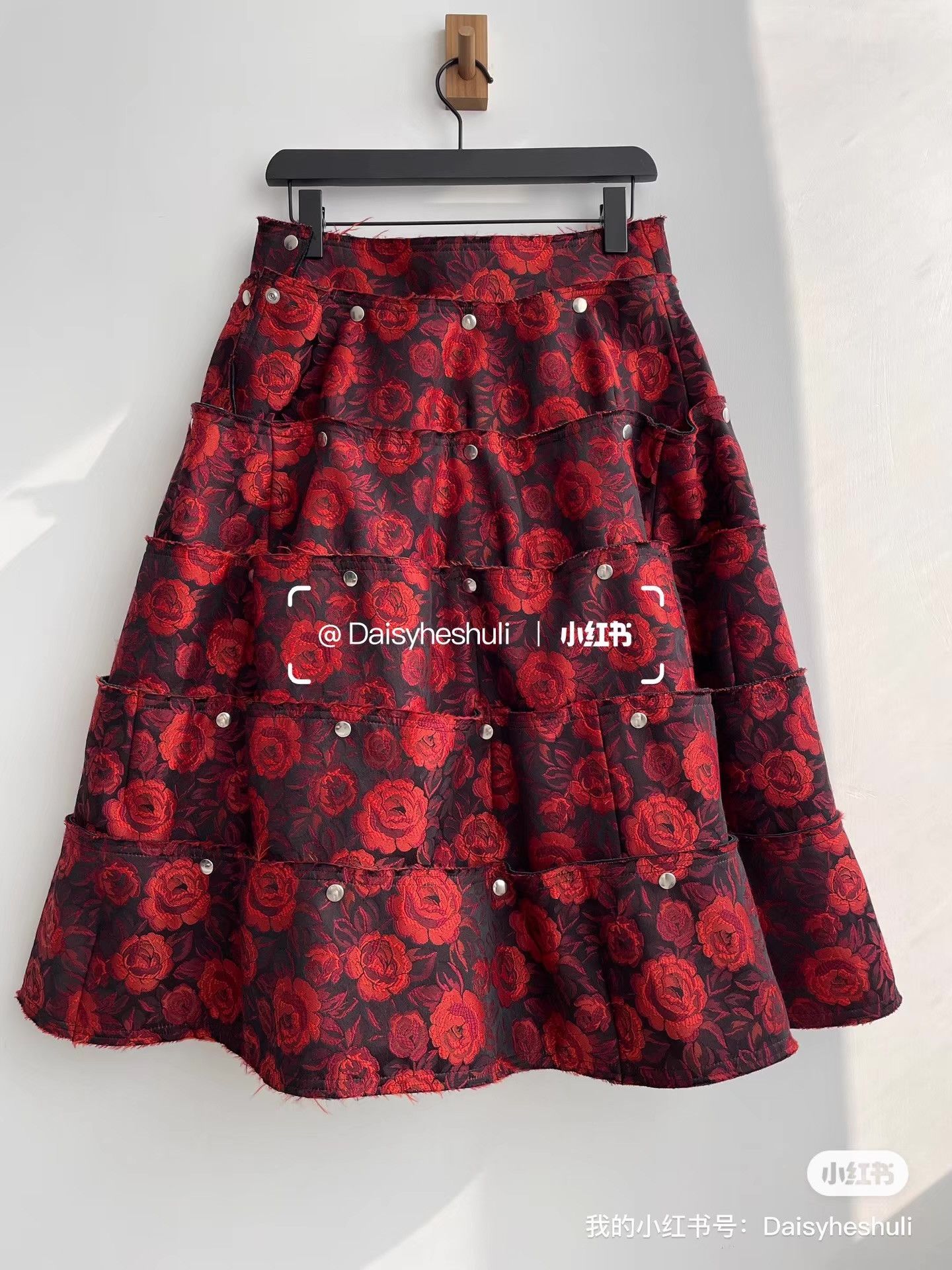 Comme des Garcons Comme des Garçons Wear Rose Embroidery Midi Skirt Ｑ24 Size 38" / US 16 / IT 52 - 6 Thumbnail