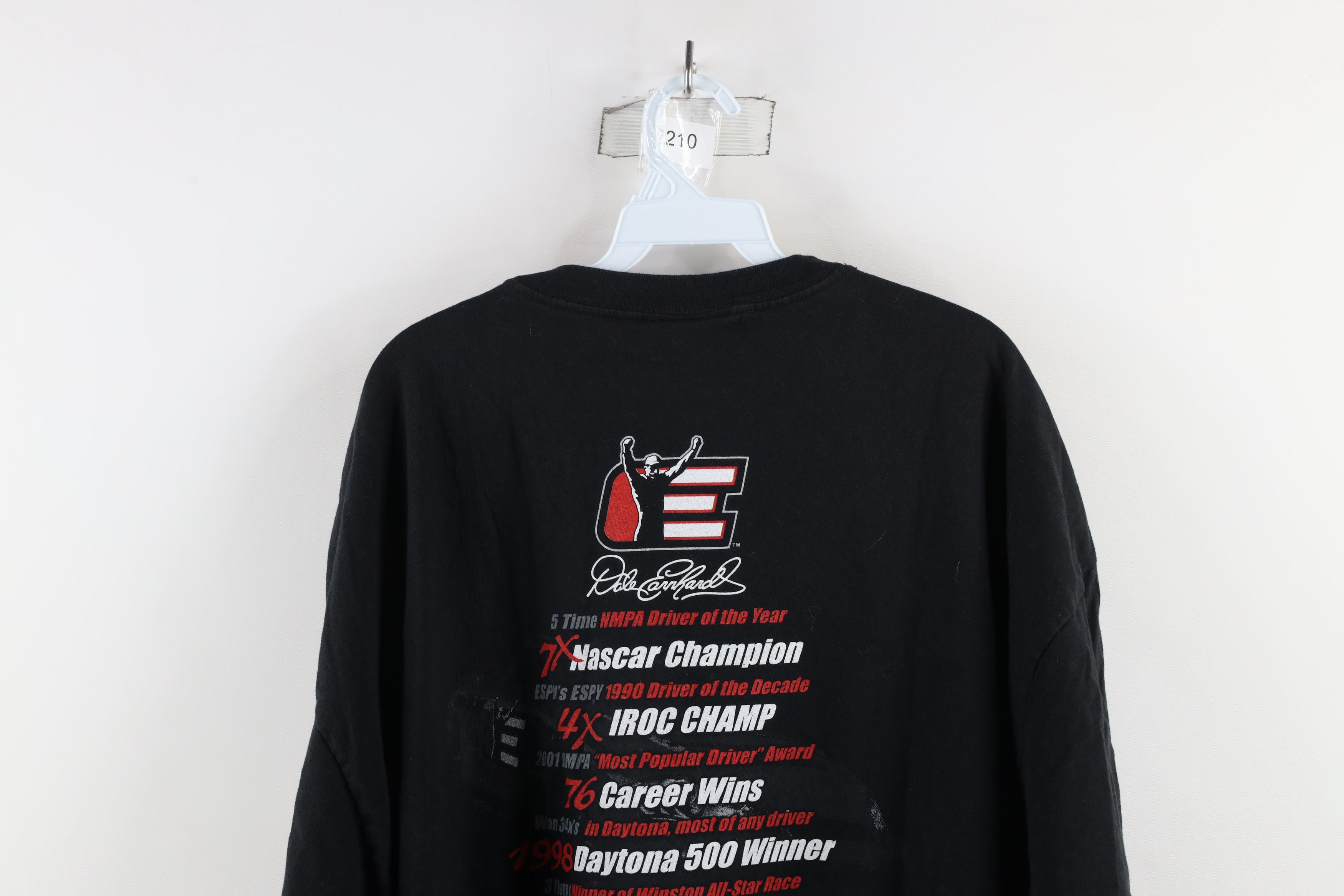 Vintage Vintage Y2K Motorsports Hall of Fame Dale Earnhardt T-Shirt Size US XXL / EU 58 / 5 - 10 Thumbnail