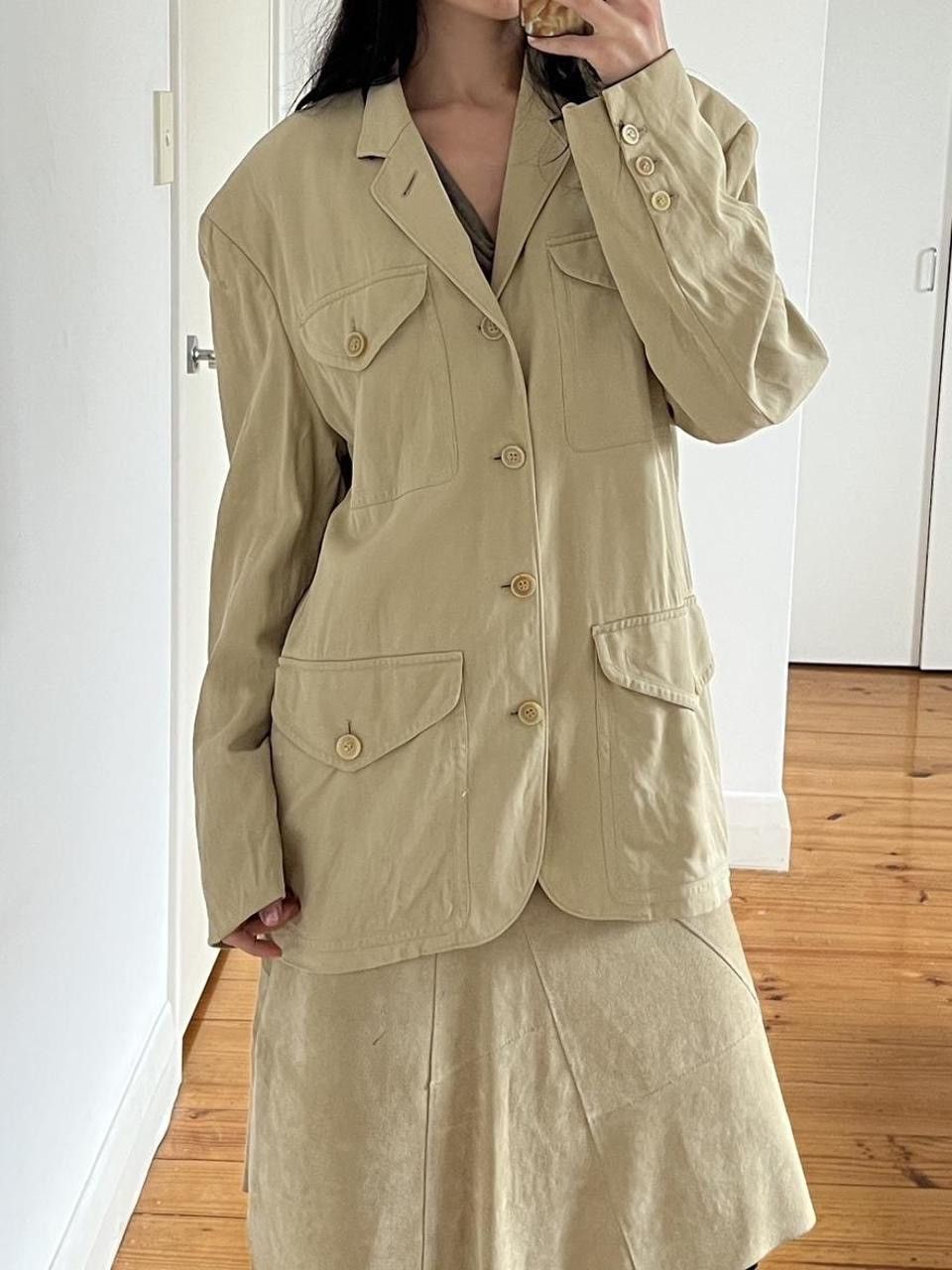 Jean Paul Gaultier Beige Utility Jacket Size US M / EU 48-50 / 2 - 7 Thumbnail