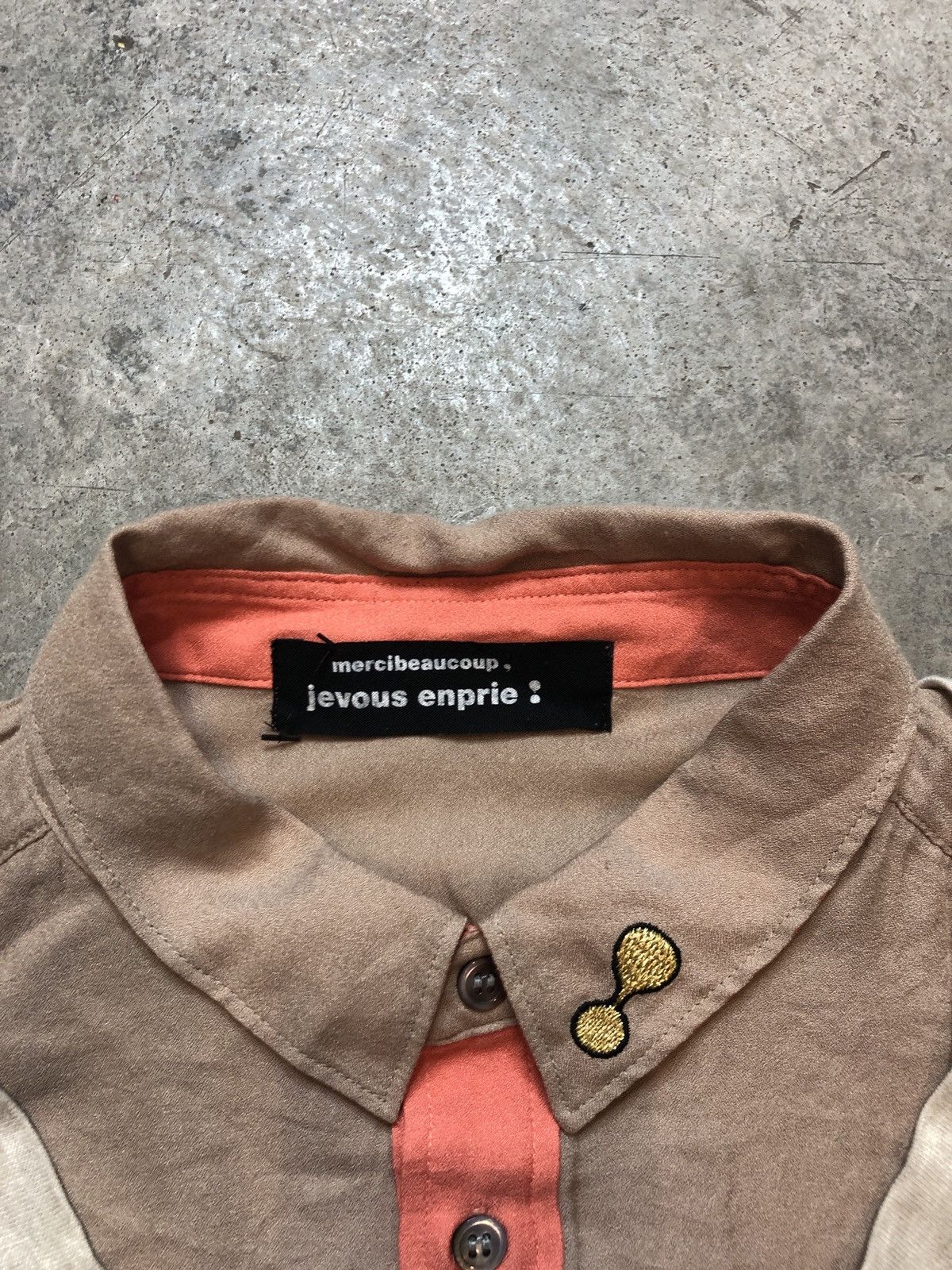Issey Miyake × Japanese Brand × mercibeaucoup 💥DELETESOON💥Mercibeaucoup Long Sleeve Collar Tee Size US M / EU 48-50 / 2 - 8 Thumbnail