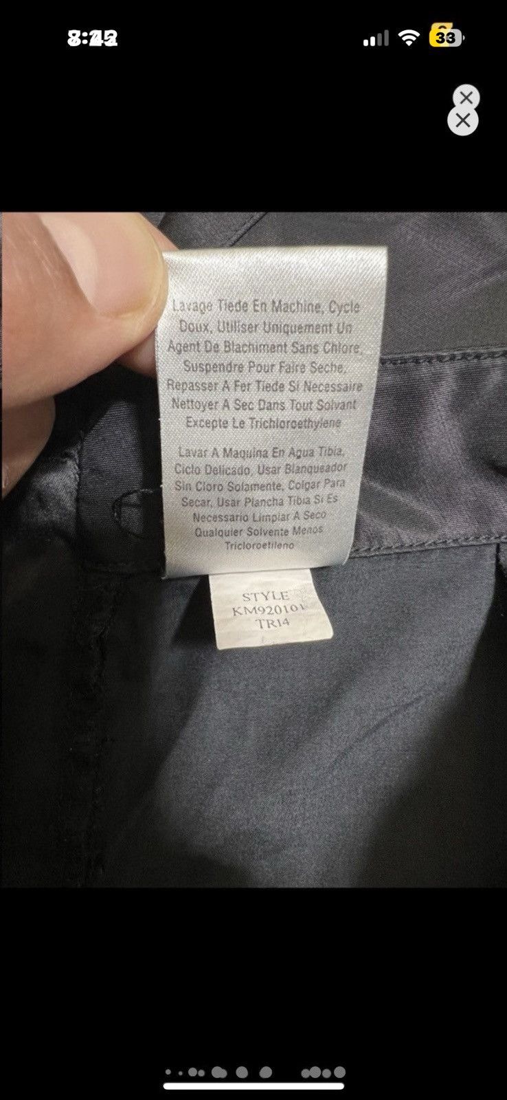 DKNY ***FINAL DROP***RARE 90s DKNY TECHNICAL WIDE CARGO 31 Size US 31 - 20 Thumbnail