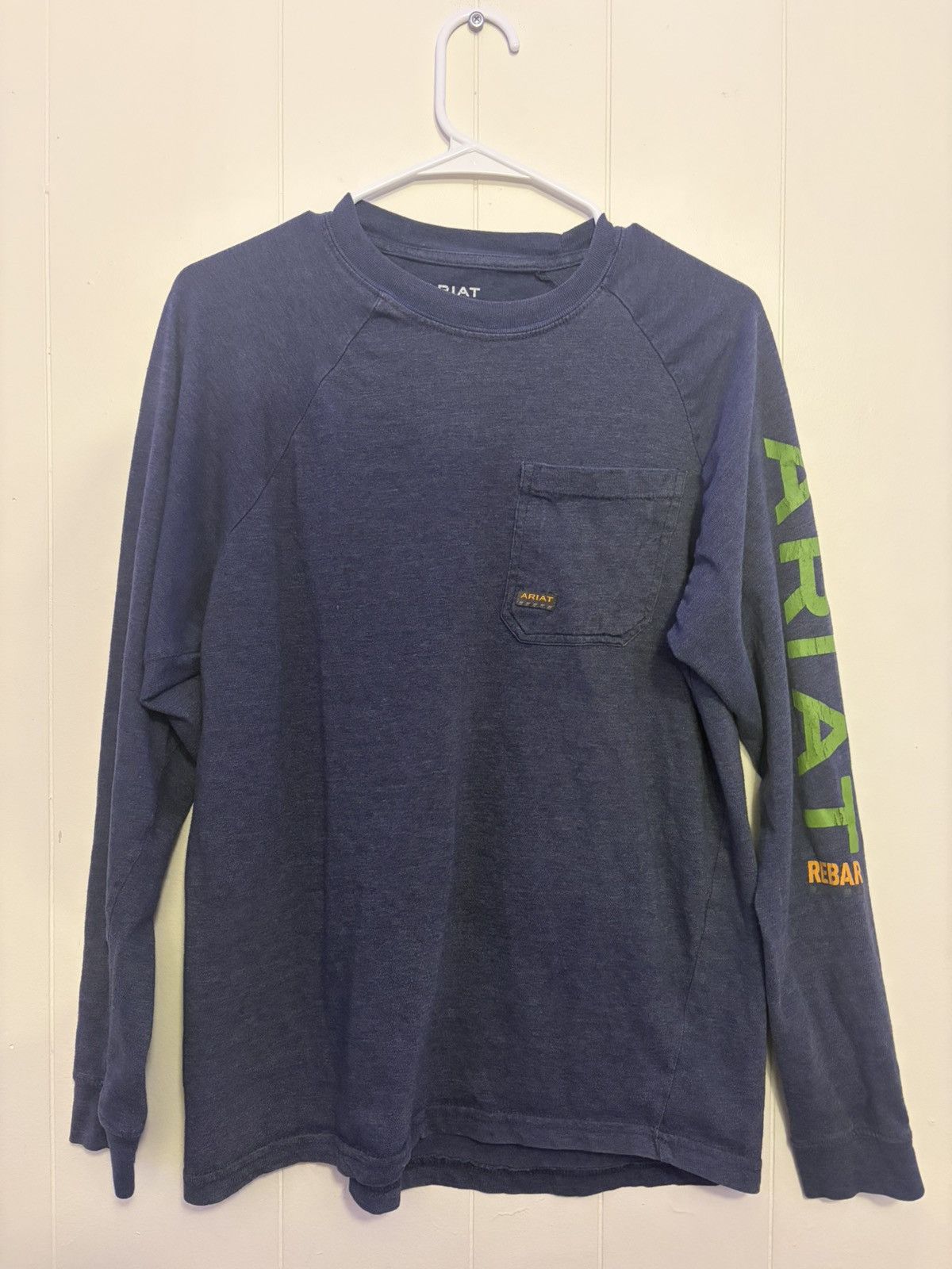 Ariat Ariat navy workwear long sleeve t-shirt Size US S / EU 44-46 / 1 - 1 Thumbnail
