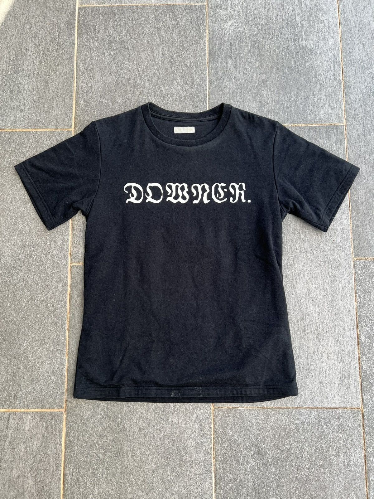 image of Number N Ine Archive 00's Downer Tee in Black, Men's (Size Small)