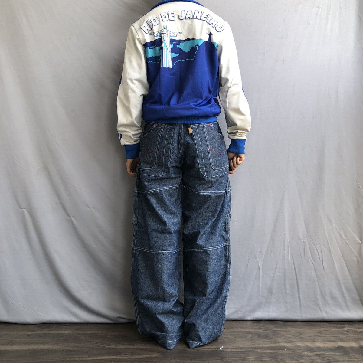 JNCO Y2K JEANS SKULL ICON DENIM PANTS LIKE JNCO JEANS Size US 36 / EU 52 - 9 Thumbnail