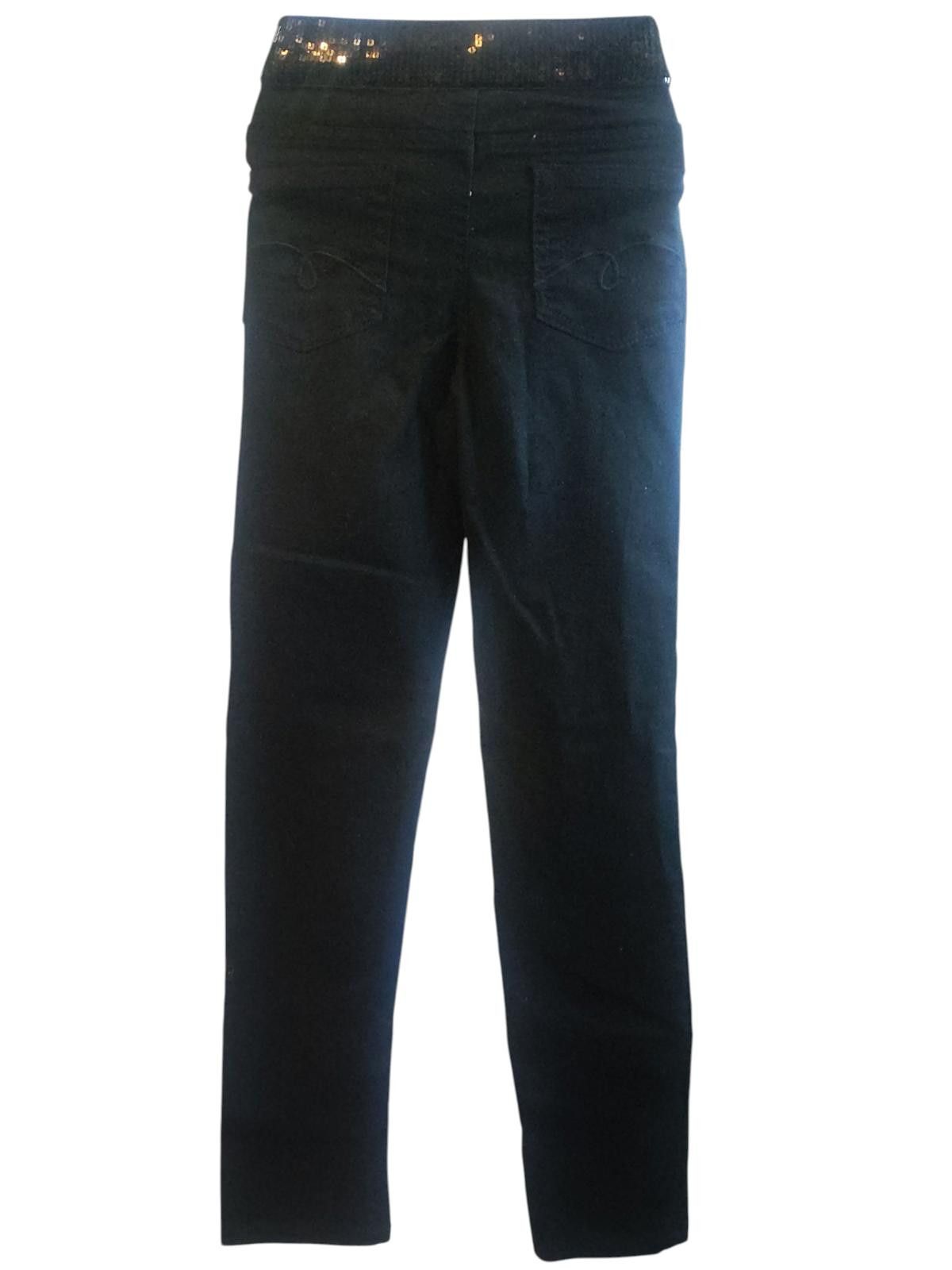 Sneeze Magazine SQEEZE Original Denim Black Jeans for Girls Size 14 Size 24" / US 00 / IT 34 - 6 Thumbnail