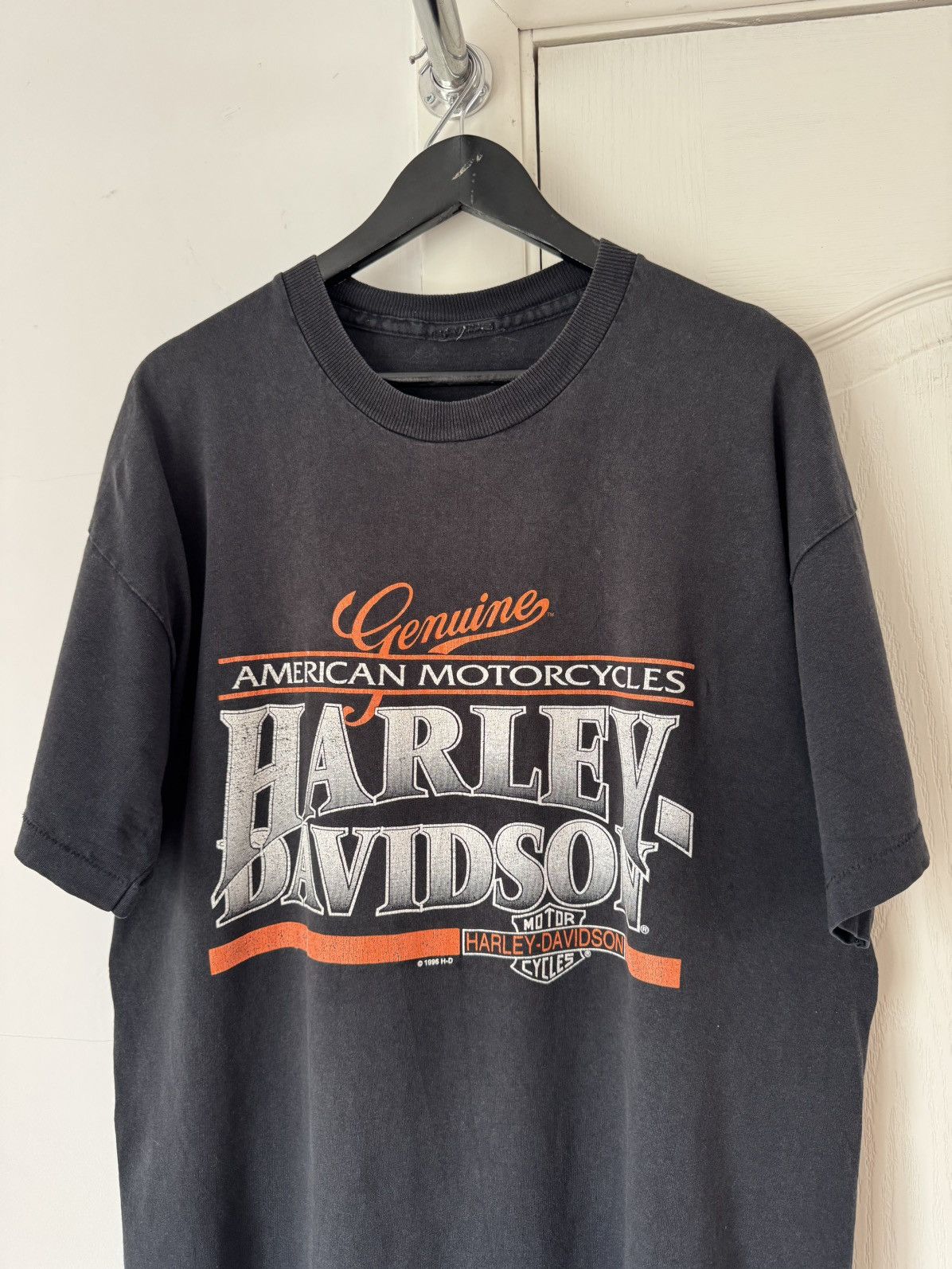 Harley Davidson Vintage 1996 Harley Davidson Single Stitching T Shirt Size US XL / EU 56 / 4 - 5 Thumbnail