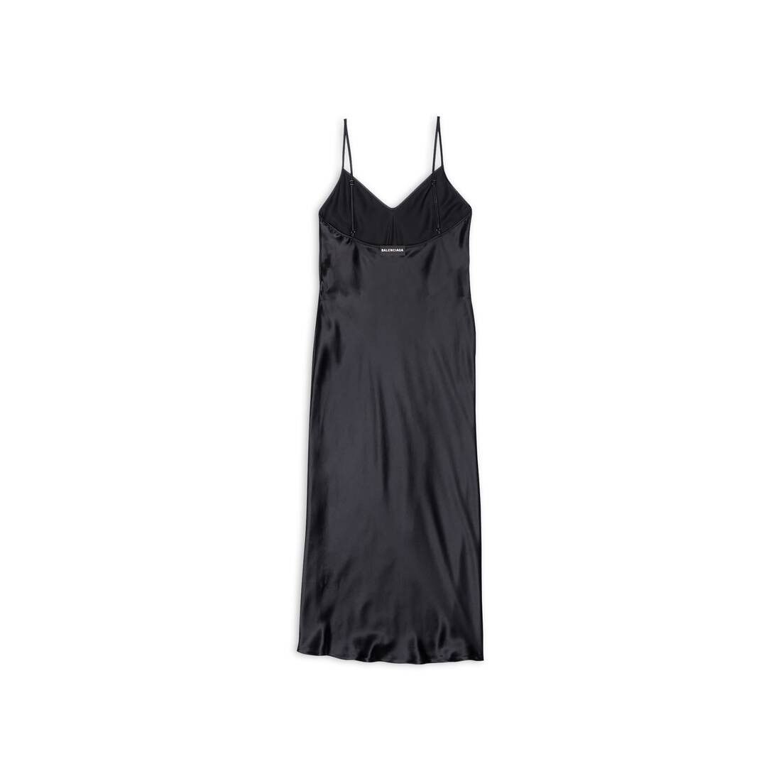 Balenciaga o1la1rc1a1024 Pyjama Dress in Black Size L / US 10 / IT 46 - 2 Thumbnail