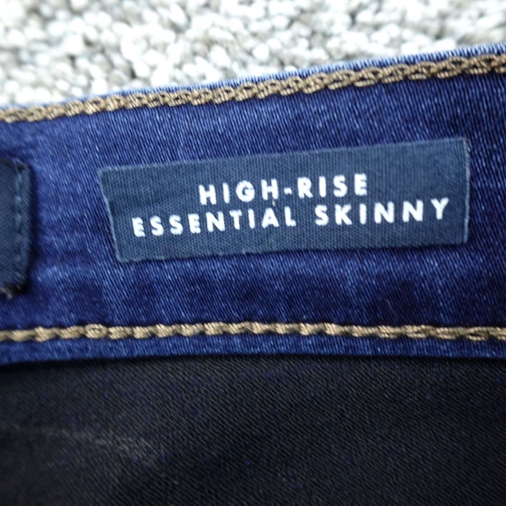 Vintage Curve Appeal Jeans Womens 2 Dark Blue Denim High Rise Skinny Stretch Flex Jeans Size 26" / US 2 / IT 38 - 7 Thumbnail