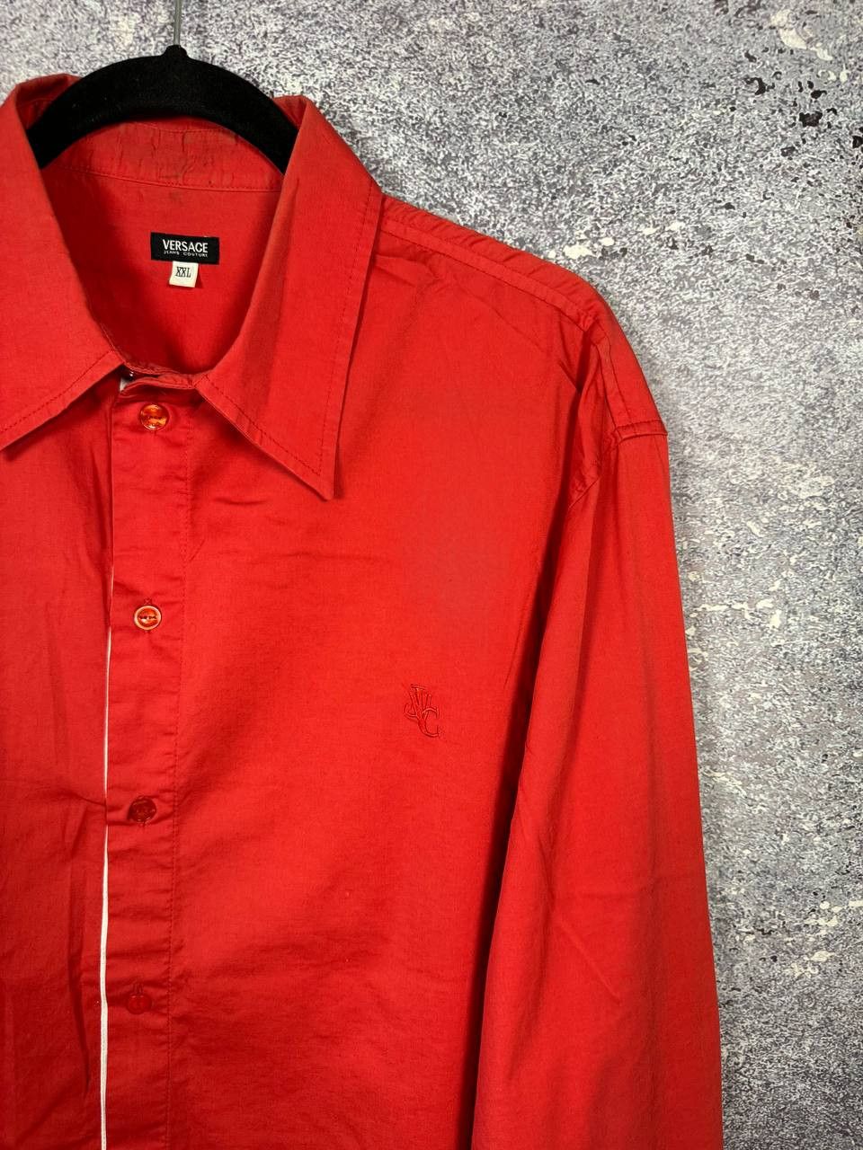 Versace 90's Vintage Versace Classic Red Shirt Button Up 2XL size Size US XXL / EU 58 / 5 - 6 Thumbnail