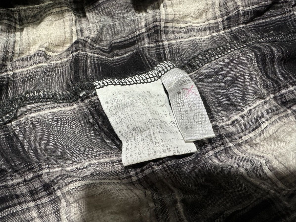 Y's 🔥Vintage Y’s For Living Yohji Yamamoto Plaid Blouse Wrinkled Size M / US 6-8 / IT 42-44 - 6 Thumbnail