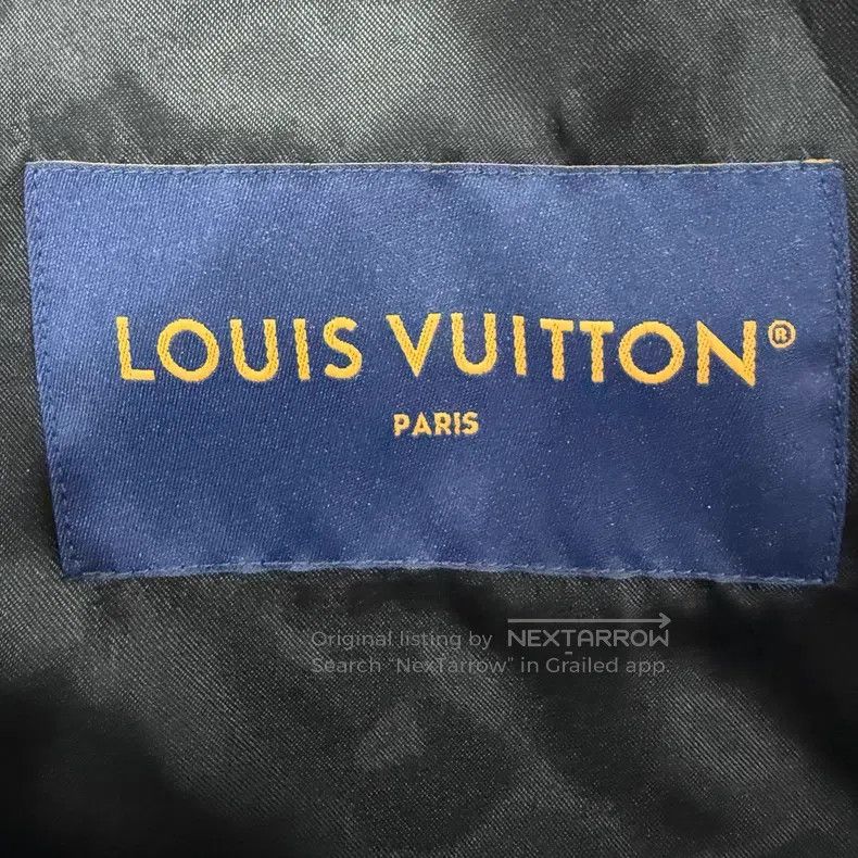 Louis Vuitton Logo Embossed Inlaid Parka Jacket