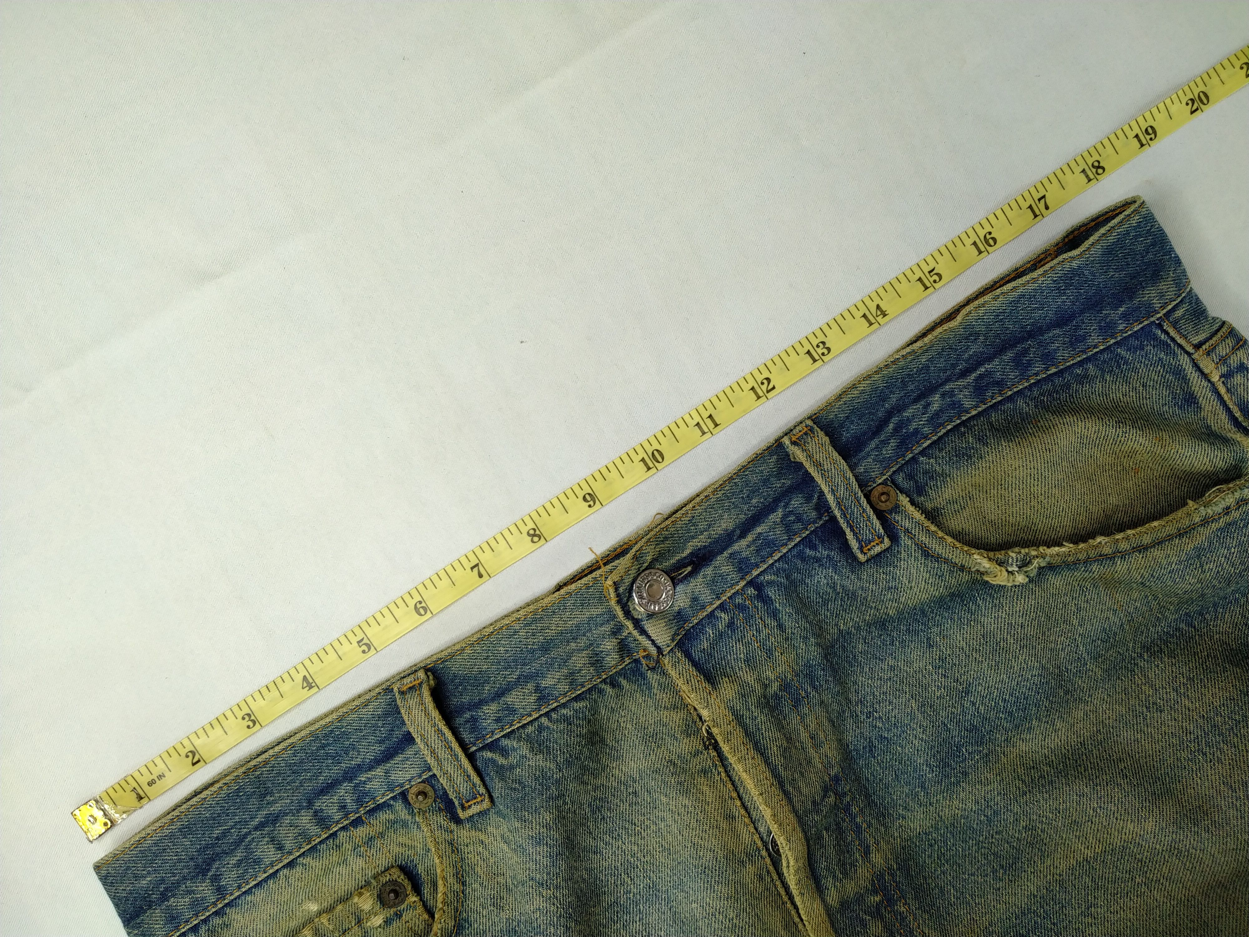 Levi's 80s Rusty Blue Vintage Levi's 501 Denim 36x29.5 -JN680 Size US 36 / EU 52 - 7 Thumbnail