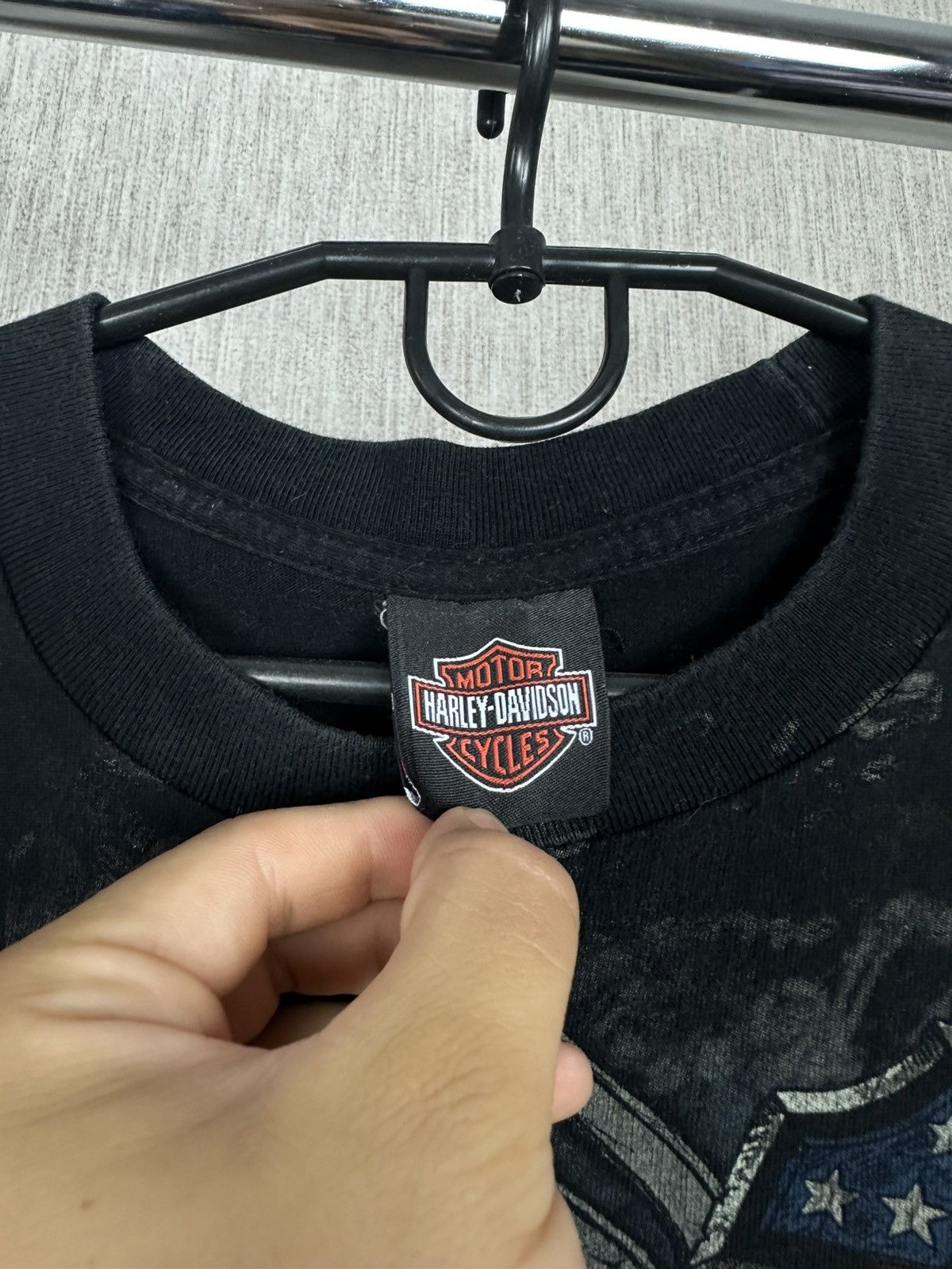 Harley Davidson × Vintage 2011 ARNI Harley Davidson Switzerland Number One America Tee Size US M / EU 48-50 / 2 - 3 Thumbnail