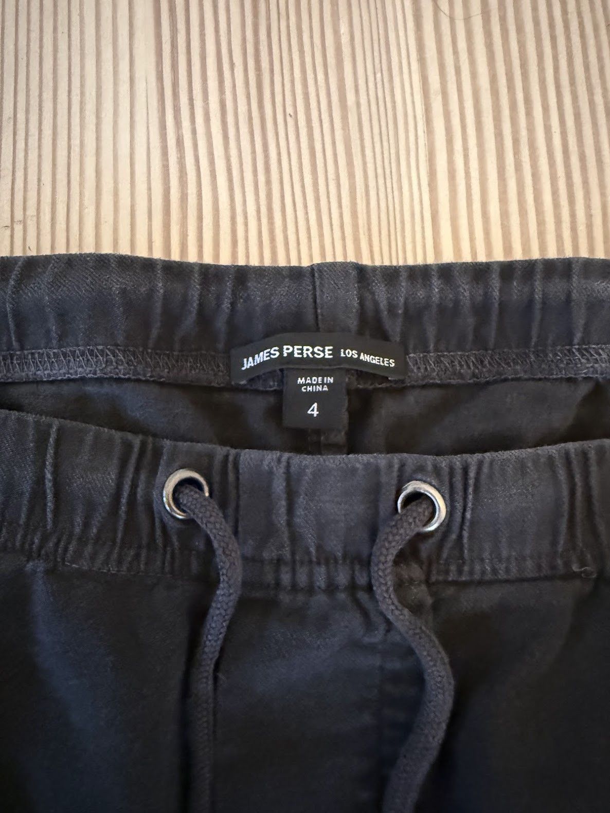 James Perse Overdyed Flannel Track Pant - Magma Pigment Size US 36 / EU 52 - 3 Thumbnail