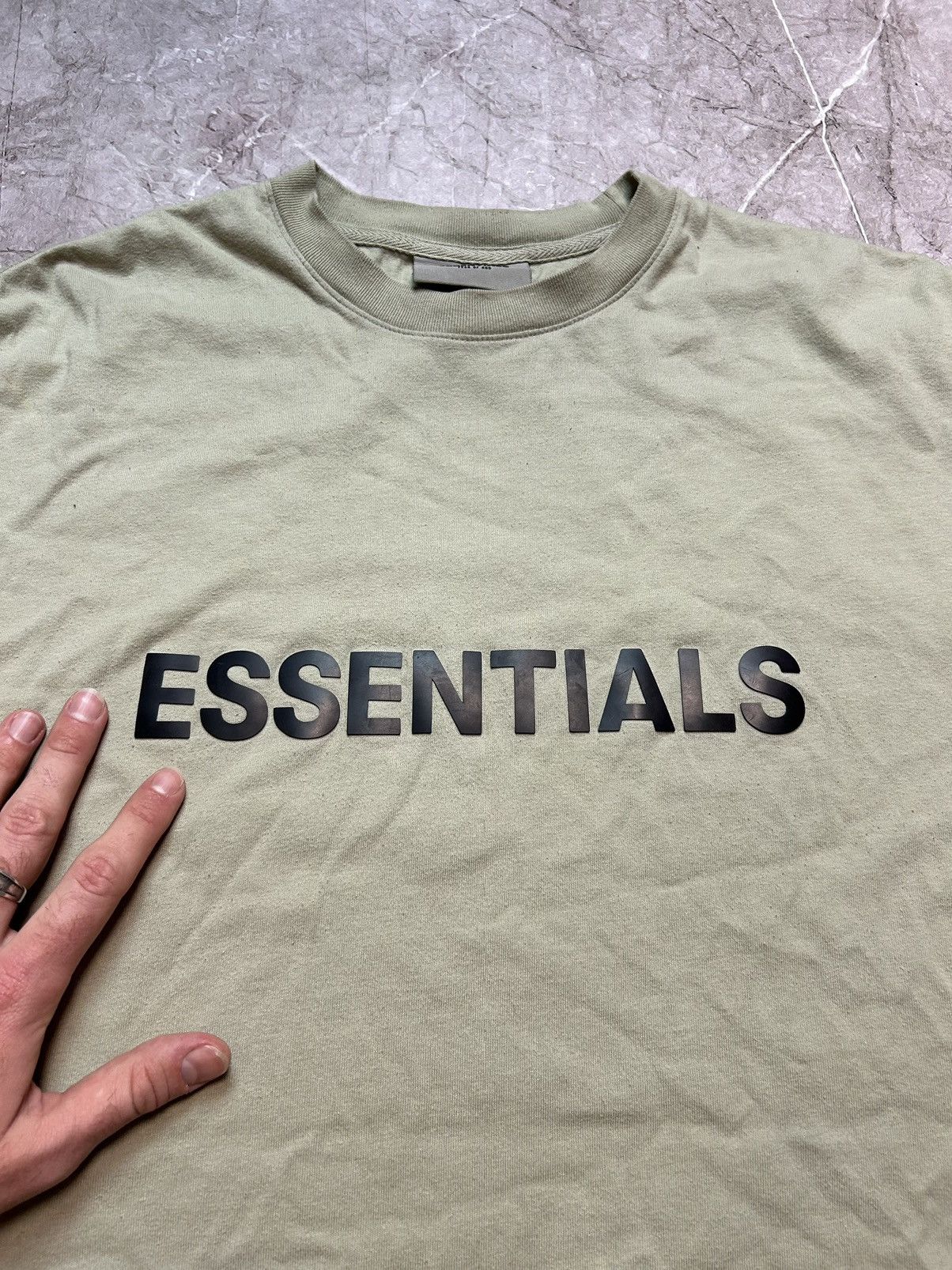 Designer × Essentials × Fear of God Essentials Fear of God Tee 3d Boxy Oversized T-Shirt Size US M / EU 48-50 / 2 - 6 Thumbnail