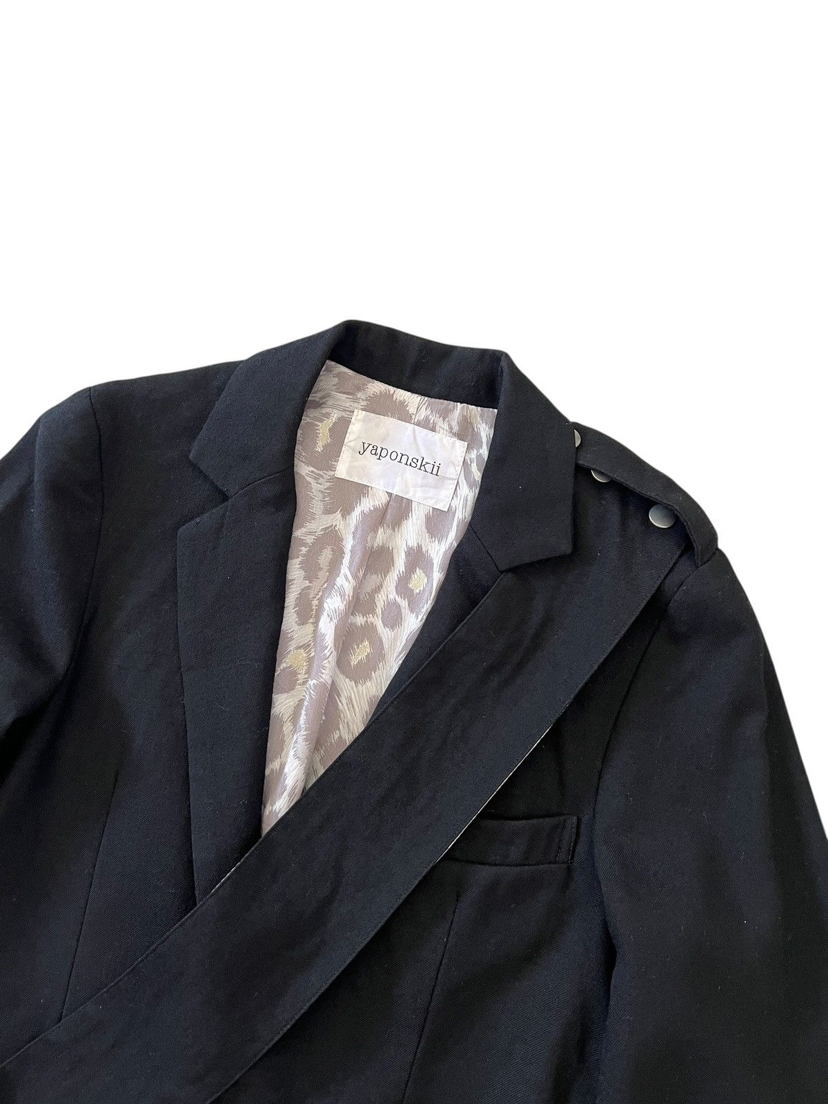 Yaponskii 1990s Yaponskii Bondage Blazer Jacket Size US S / EU 44-46 / 1 - 3 Thumbnail