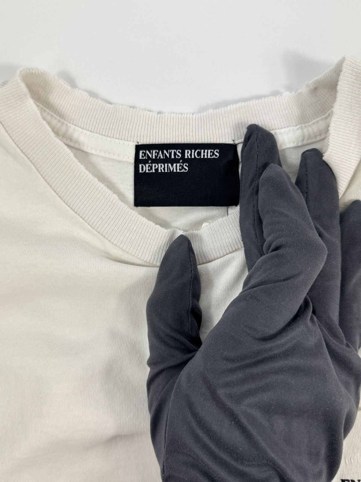 Enfants Riches Deprimes LOGO PRINT DISTRESSED T-SHIRT Size US M / EU 48-50 / 2 - 5 Thumbnail