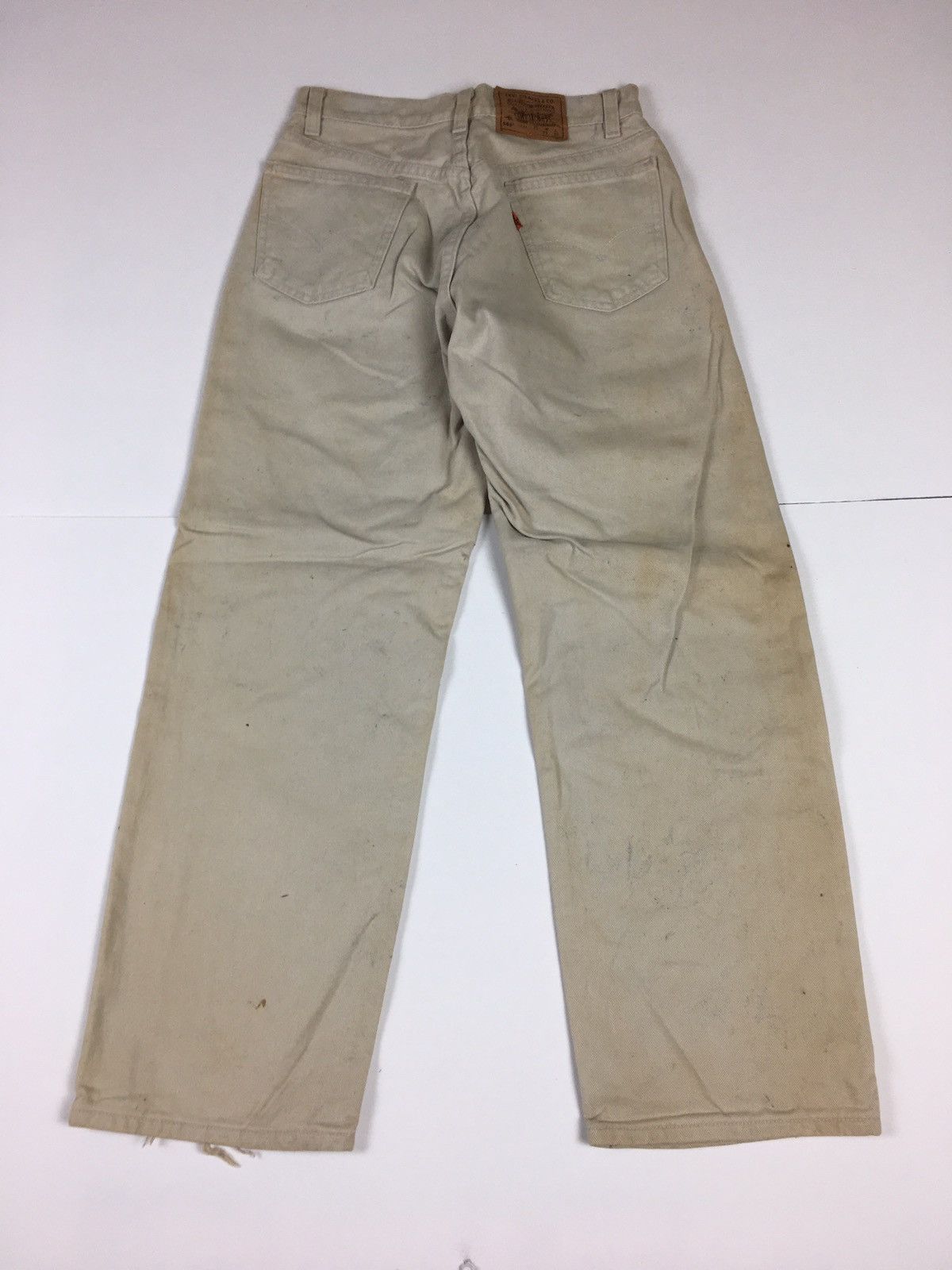 Vintage 90s Levi’s 565 Orange Tab Wide Leg Student