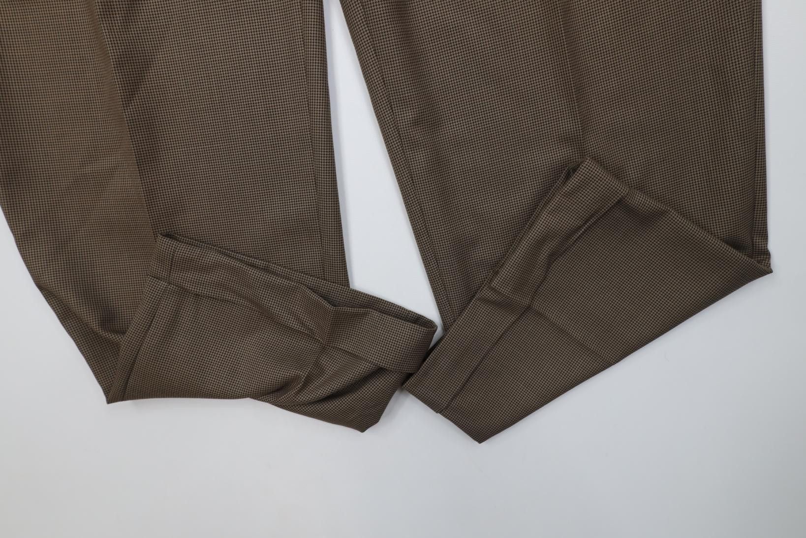 Vintage Vintage 90s Streetwear Gabardine Houndstooth Wide Leg Pants Size US 38 / EU 54 - 5 Thumbnail