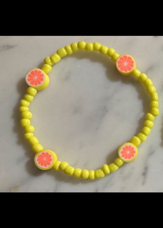 Other Orange themed beaded bracelet Size ONE SIZE - 2 Thumbnail