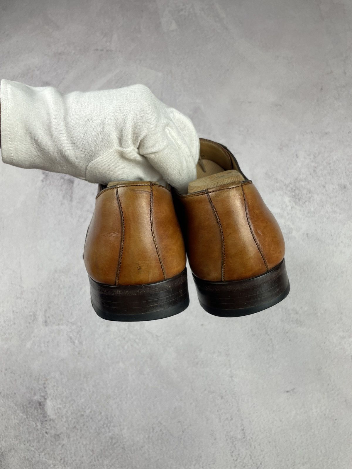Magnanni Magnanni Brown Leather Oxford Dress Shoes EU 42 US 9M Size US 9 / EU 42 - 6 Thumbnail