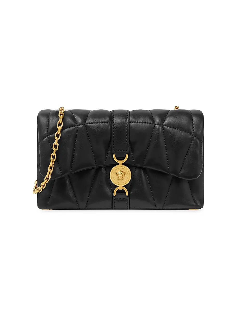 Versace os11x0326 Size: OS / Mini Quilted Leather Crossbody Bag Size ONE SIZE - 1 Thumbnail