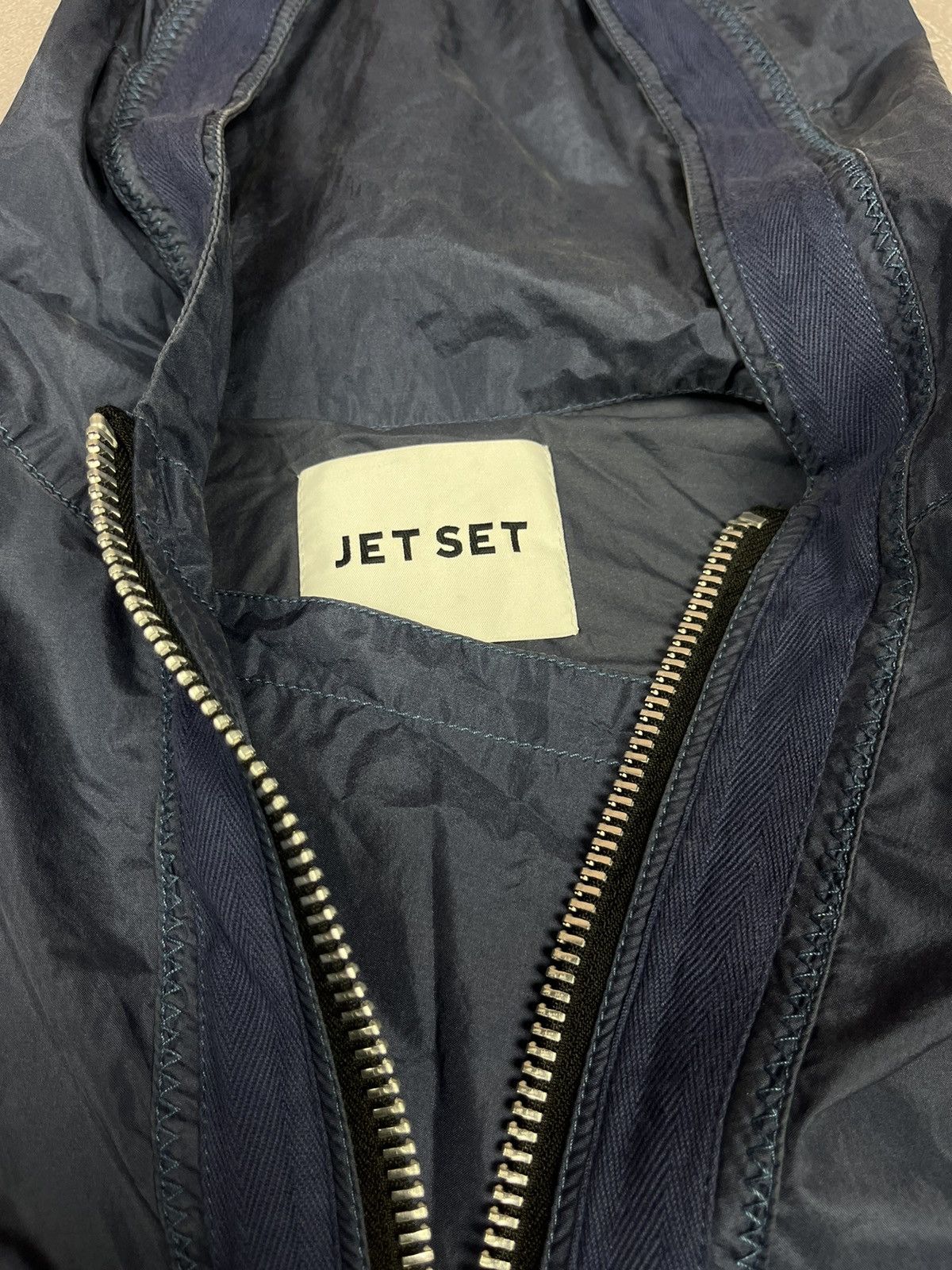 JET SET JET SET ANORAK SILK JACKET BLUE SIZE 2 Size S / US 4 / IT 40 - 8 Thumbnail