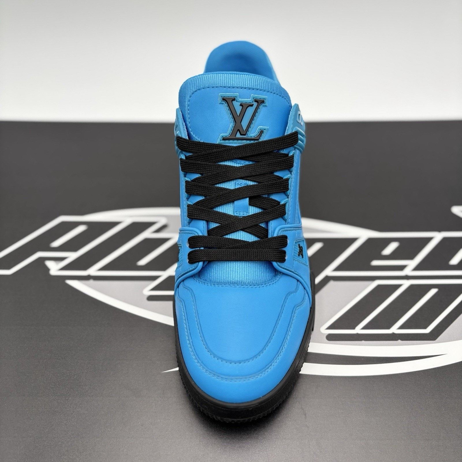 Louis Vuitton Louis Vuitton Virgil Abloh Trainer 'Blue Black' | Worn 1-3x Size US 8 / EU 41 - 14 Thumbnail