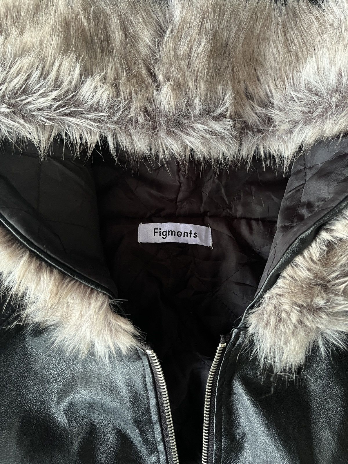 KMRii Faux Leather Fur GV Gallery Inspired Jacket LGB Vkei Size US L / EU 52-54 / 3 - 9 Thumbnail