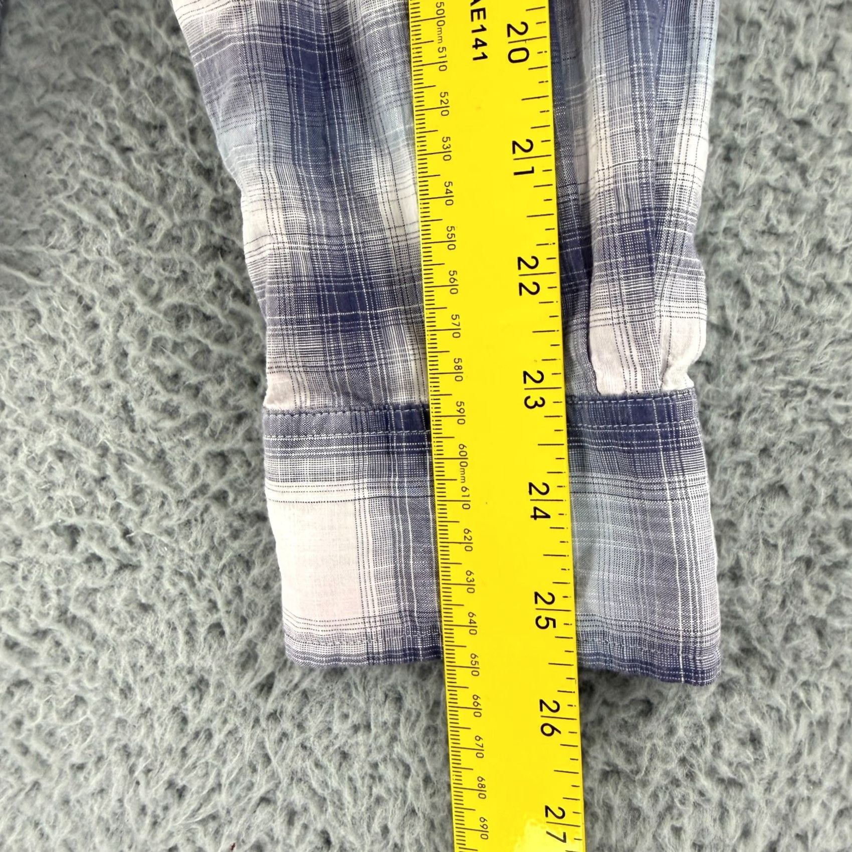 johnnie-O johnnie-O Coby Button-Up Shirt Mens XL Blue Plaid Long Sleeve Casual Shirt Size US XL / EU 56 / 4 - 7 Thumbnail