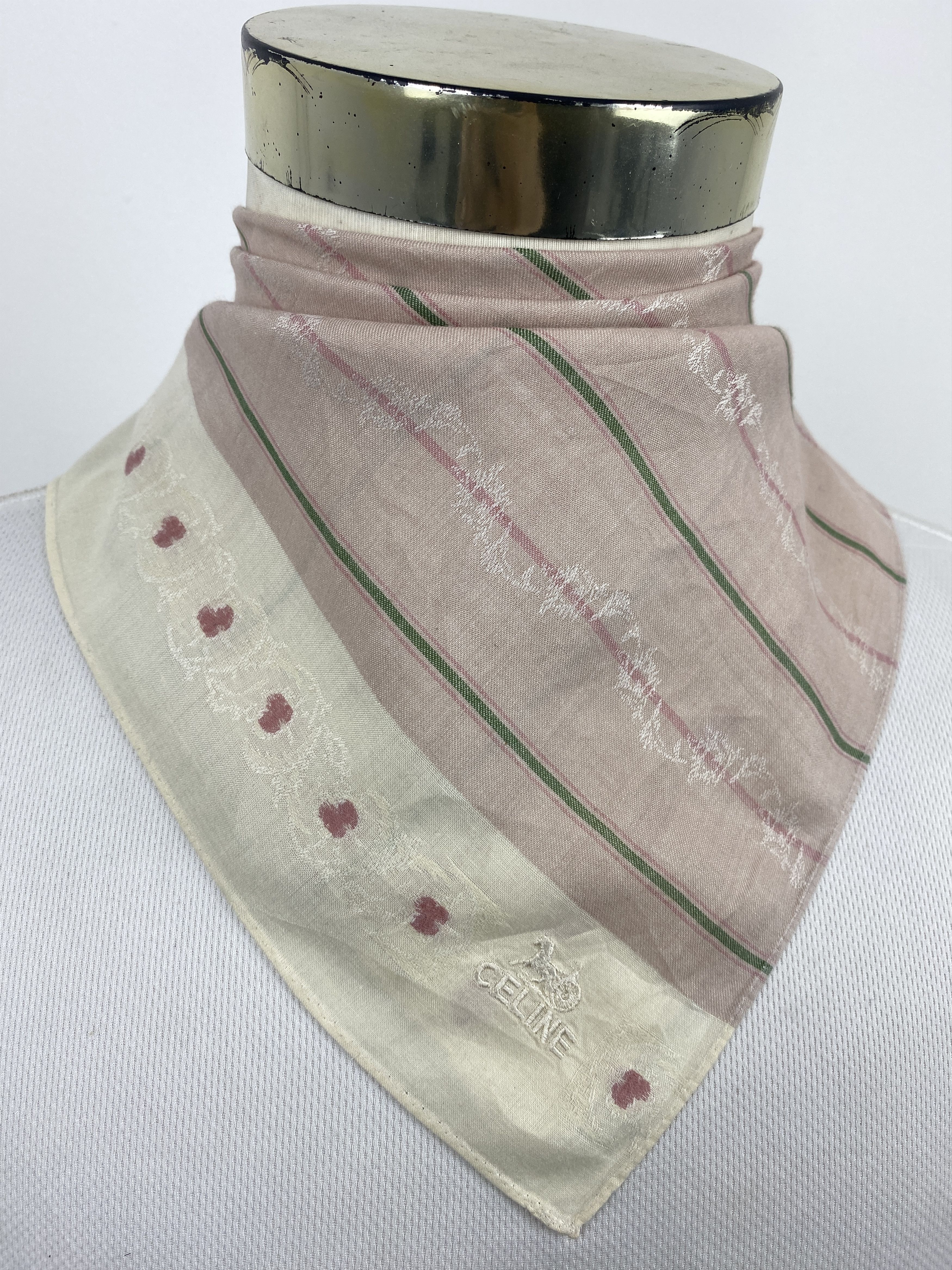 Celine Vintage Celine Handkerchief / Neckerchief KT0303 Size ONE SIZE - 2 Thumbnail