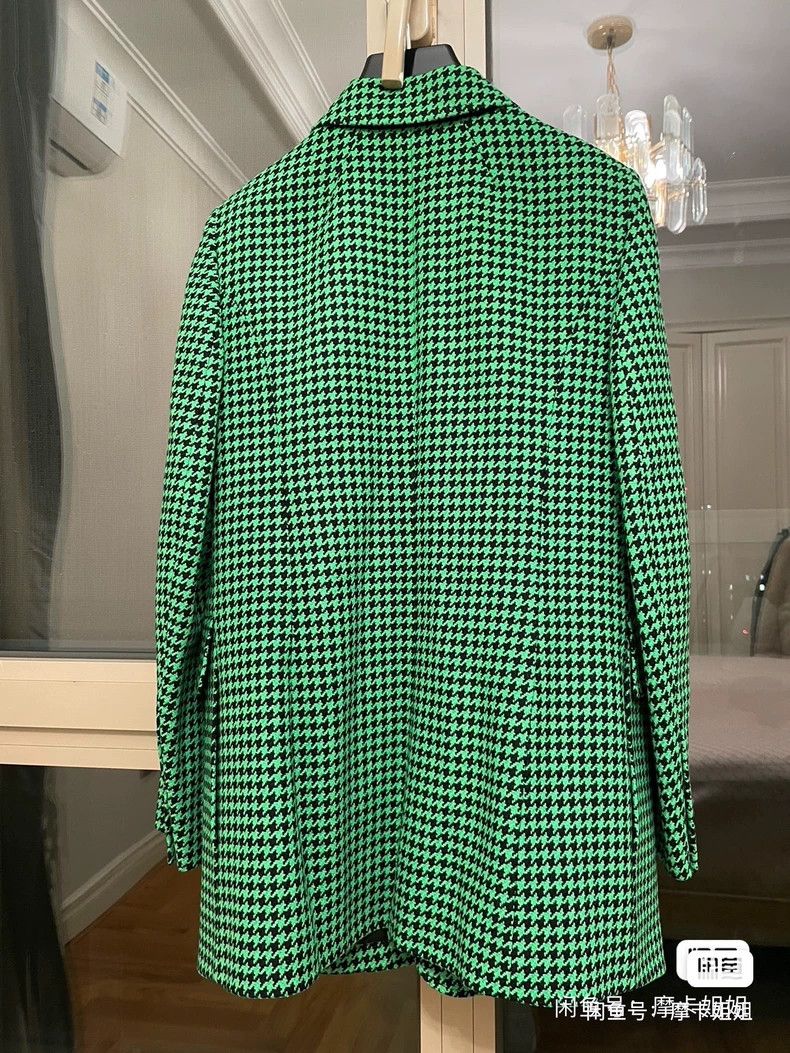 Balenciaga Balenciaga Checker Hourglass Jacket 2502-Nextarrow Size XS / US 0-2 / IT 36-38 - 2 Thumbnail