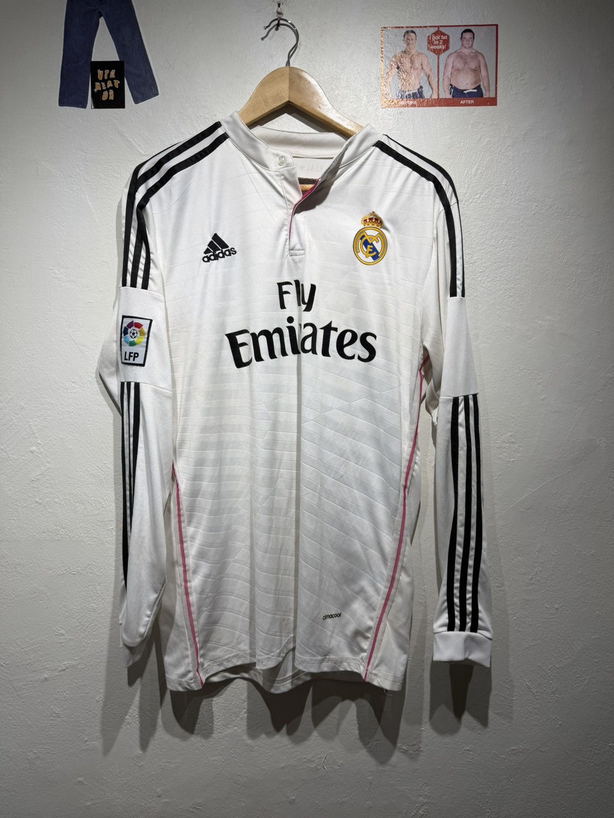 Adidas Adidas Real Madrid 2014/15 longsleeve Jersey Size US XL / EU 56 / 4 - 1 Thumbnail