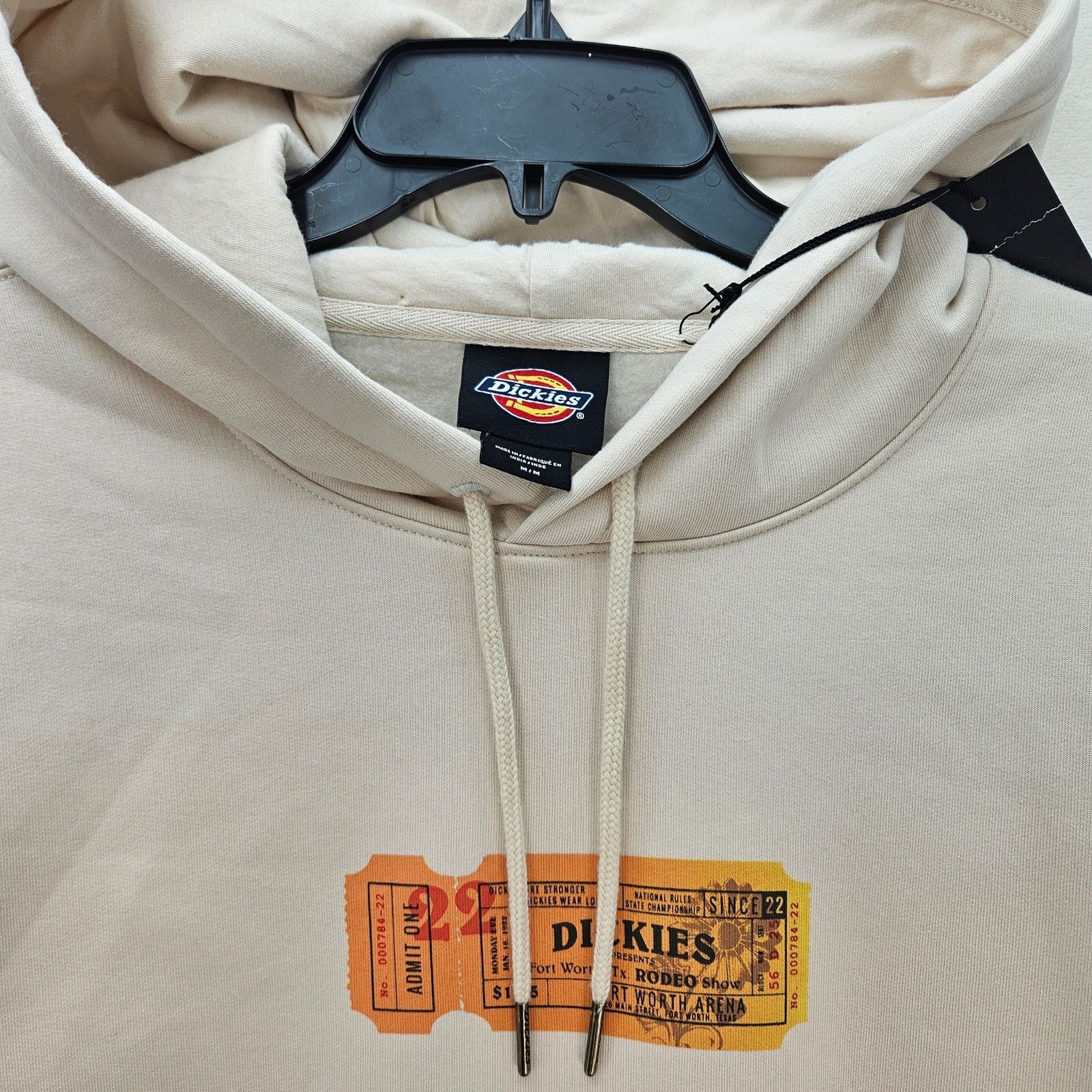 Dickies DICKIES MEN'S SIZE MEDIUM RODEO ADMISSION TICKET WHITE FLEEC Size US M / EU 48-50 / 2 - 3 Thumbnail