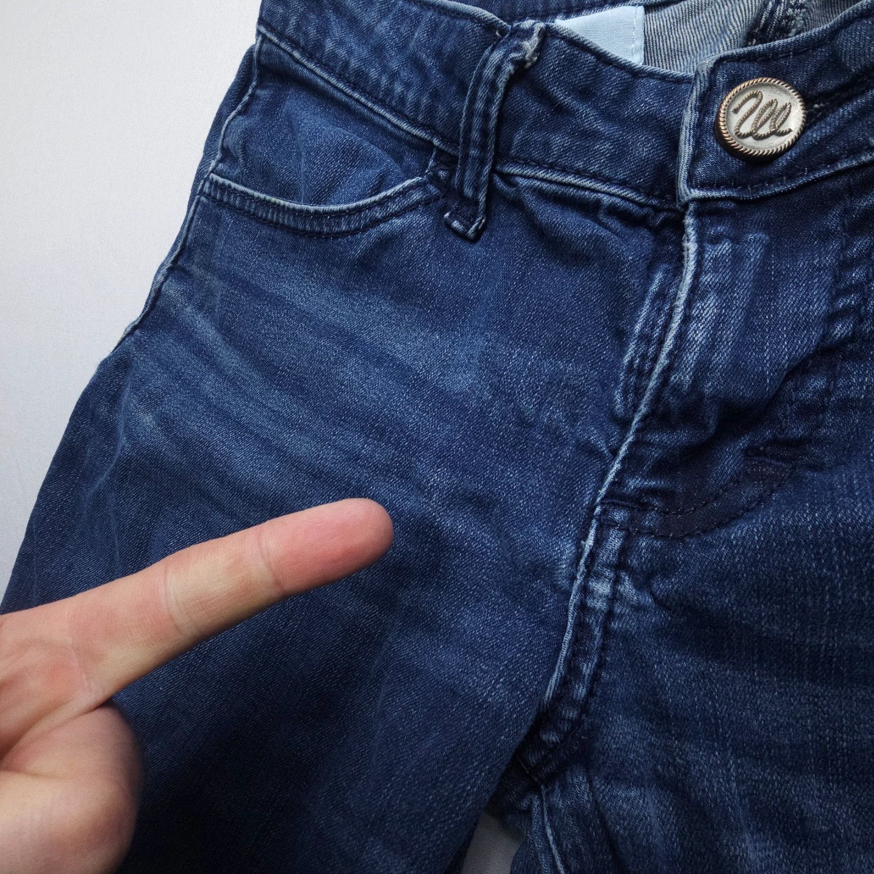 Wrangler VINTAGE Wrangler Retro Jeans Dark Blue 28 x 34" Low Rise Flare Bell Bottom Regular Size Women Size 28" / US 6 / IT 42 - 4 Thumbnail