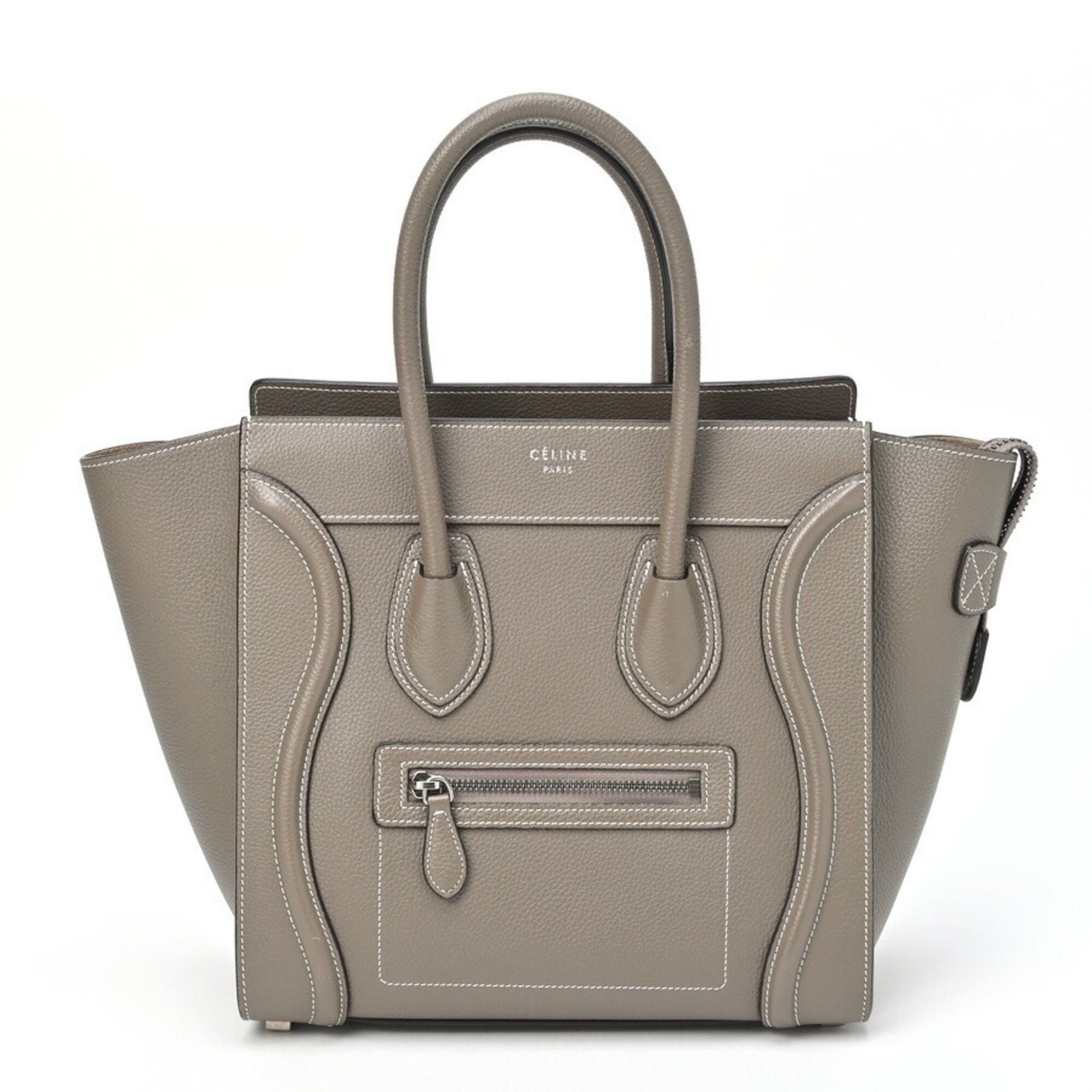 image of Celine Céline Luggage Handbag in Beige, Women's