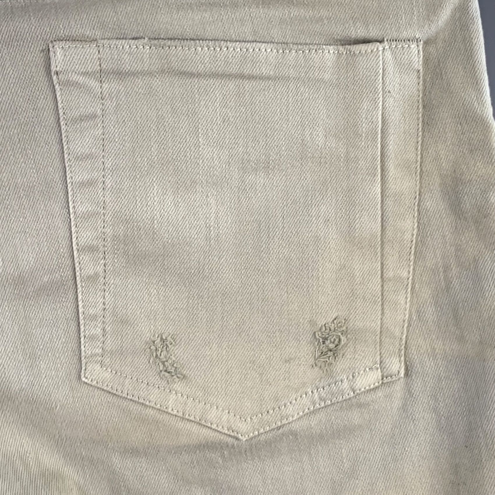 Diesel DIESEL BLACK GOLD Jeans Size 33 Grey Distressed Cotton Blend Stacked Mens Inseam 51 Size US 33 - 6 Thumbnail