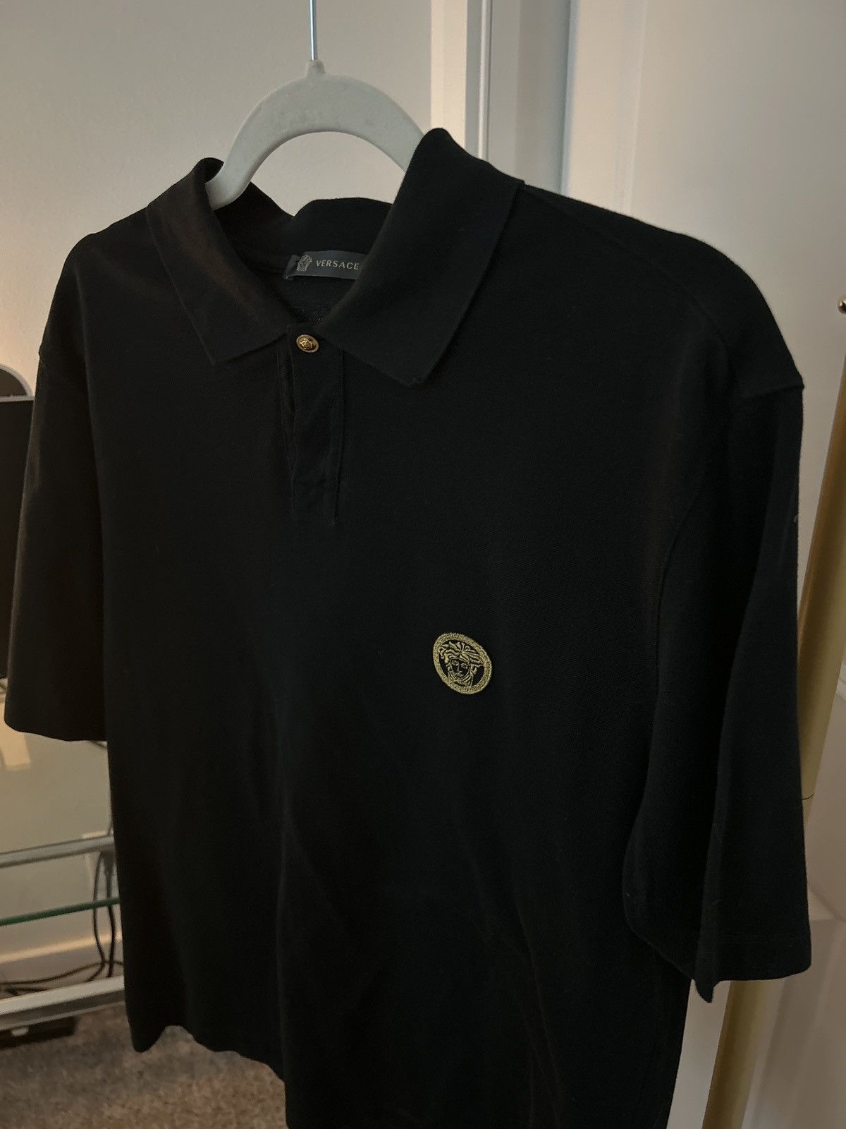 Versace Short Sleeve Polo Shirt