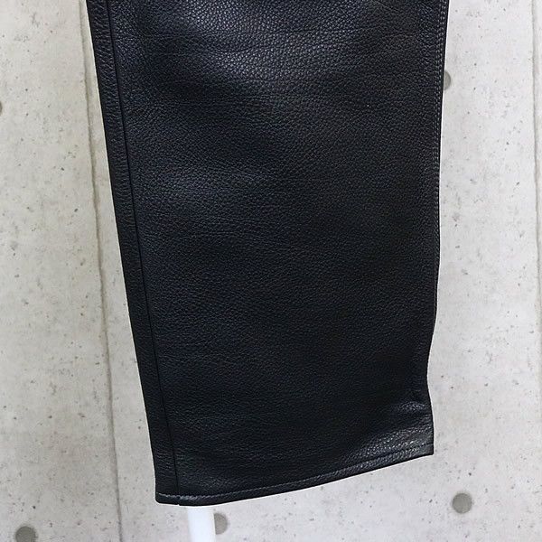 Chrome Hearts Chrome Hearts Flare Knee Leather Carpenter Pants Size US 31 - 6 Thumbnail