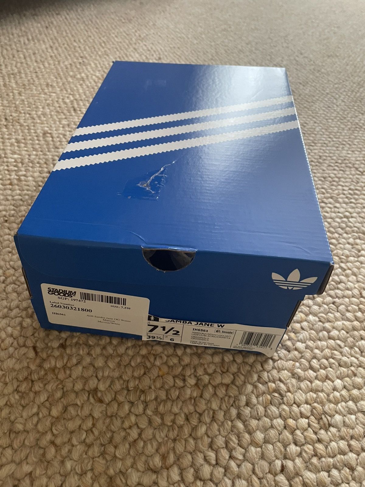 Adidas ✨Adidas Samba Jane Burgundy womens size 7.5 Size US 7.5 / IT 37.5 - 7 Thumbnail