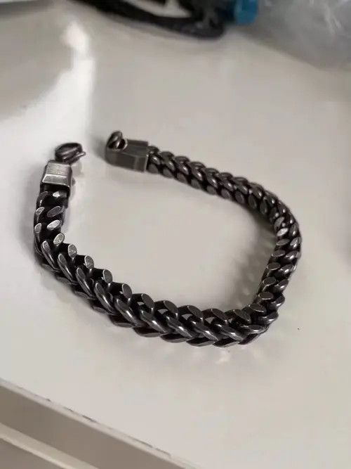 Japanese Brand METAL COLOUR STAINLESS STEEL BALI FOXTAIL CHAIN BRACELET Size ONE SIZE - 2 Thumbnail