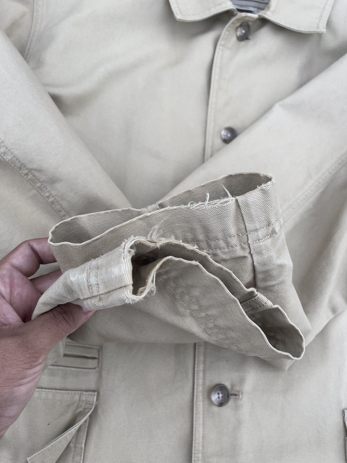 L.L. Bean Vintage LL Bean Chore Jacket Distressed Size US M / EU 48-50 / 2 - 4 Thumbnail